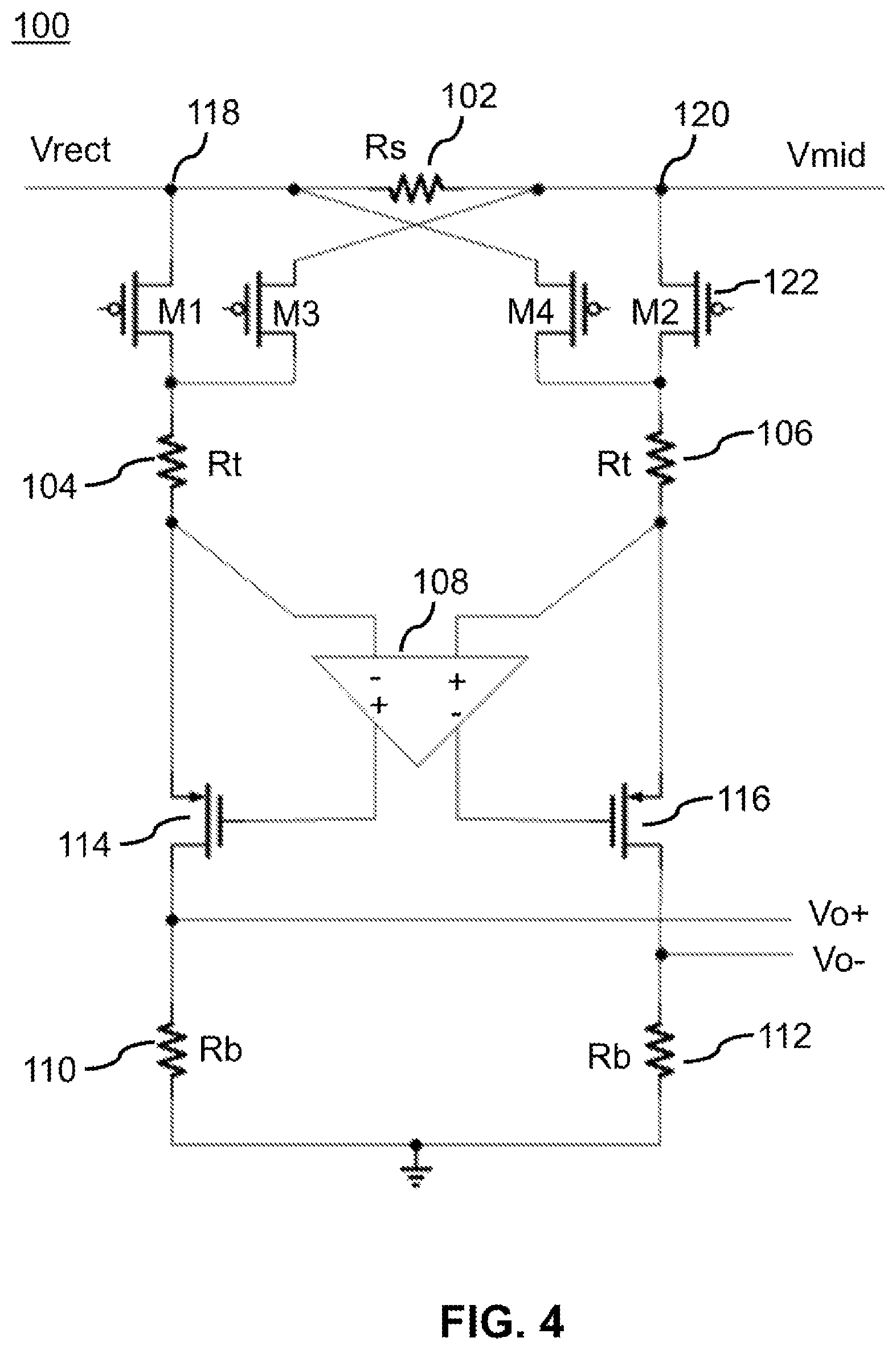 Patent US12092664 Figure 6 – Layout for integrated resistor with current sense functionality