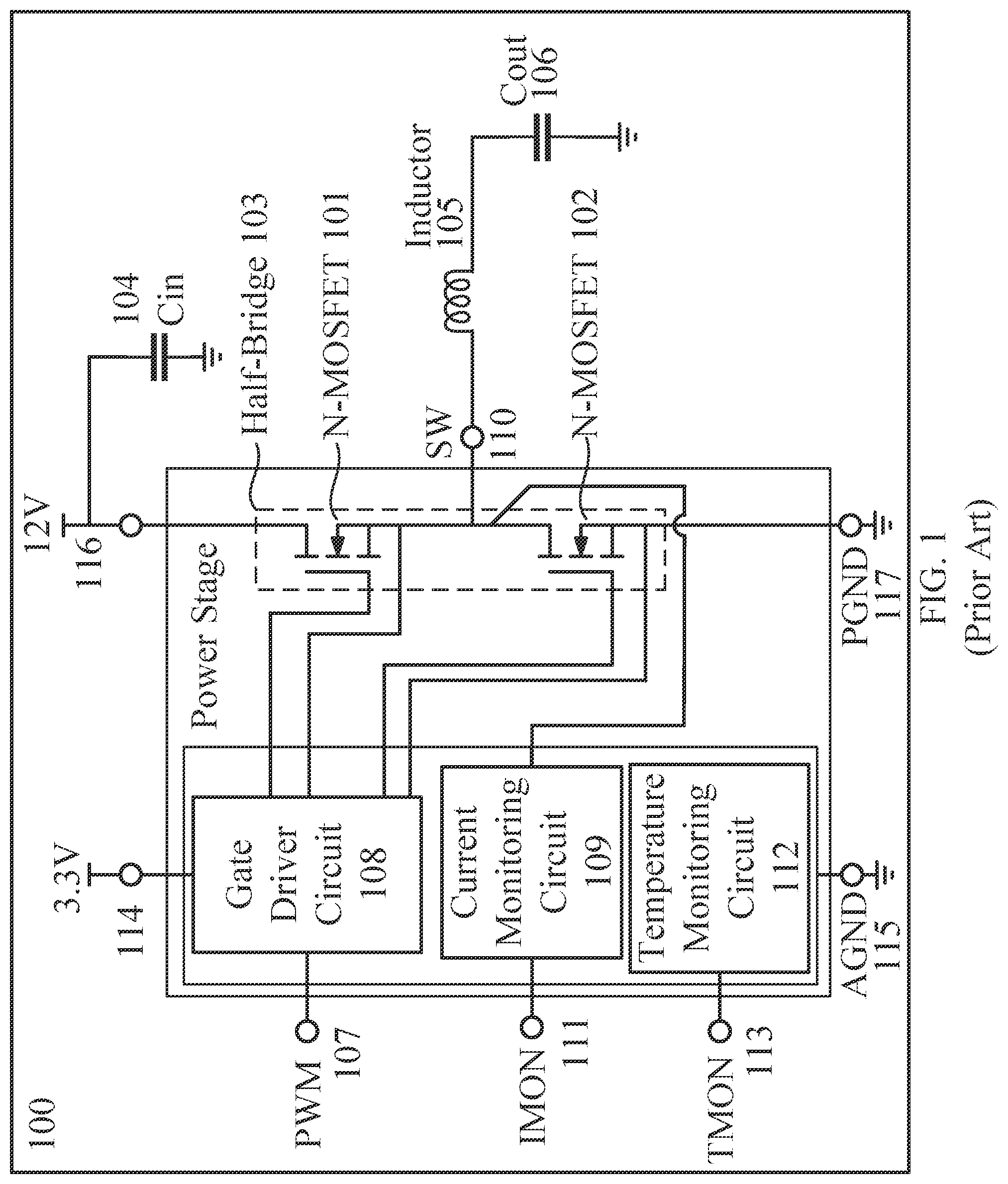 Patent US12092666 — Method of current monitoring with temperature compensation — Figure 1