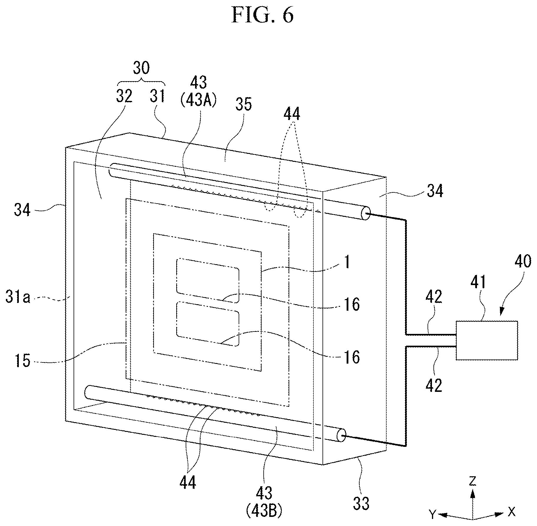 Patent US12092675 Figure 6 – Evaluation device of radio communication module