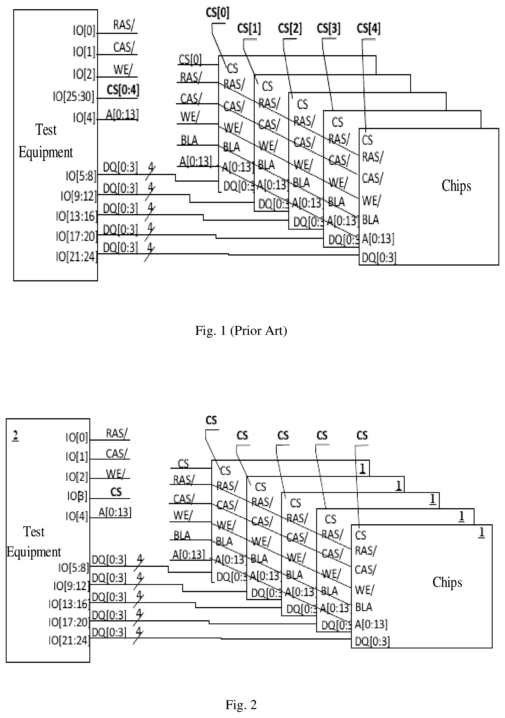 Patent US12092685 Figure 1 – Chip and chip test system