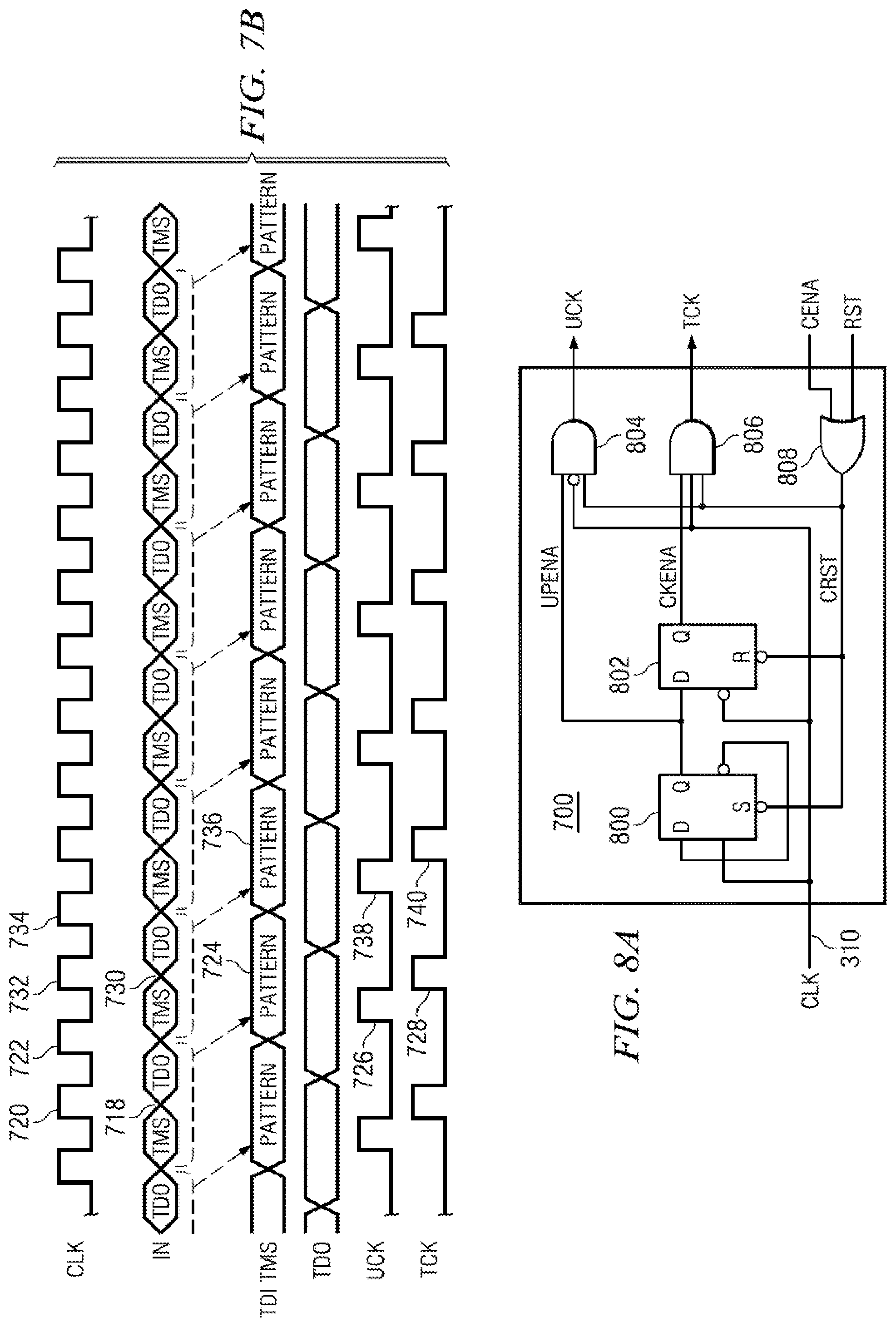Patent US12092687 Figure 6 – Selectable JTAG or trace access with data store and output