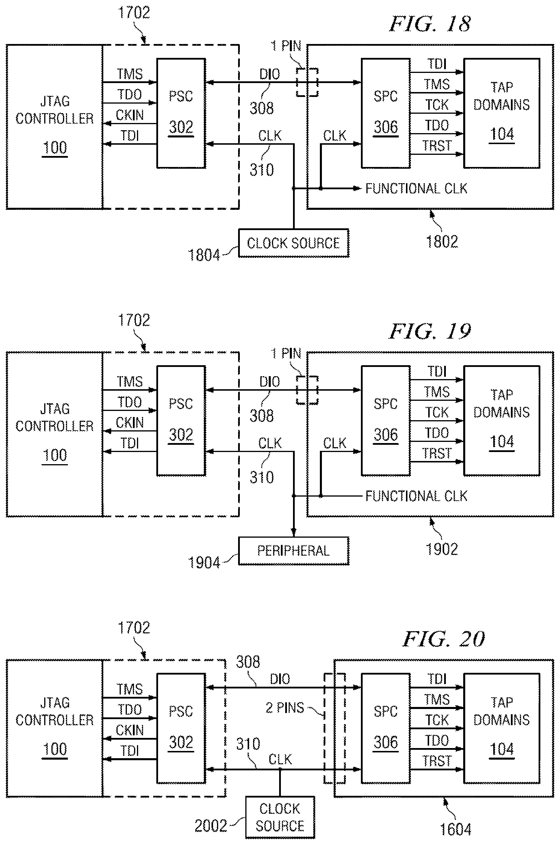 Patent US12092687 Figure 16 – Selectable JTAG or trace access with data store and output