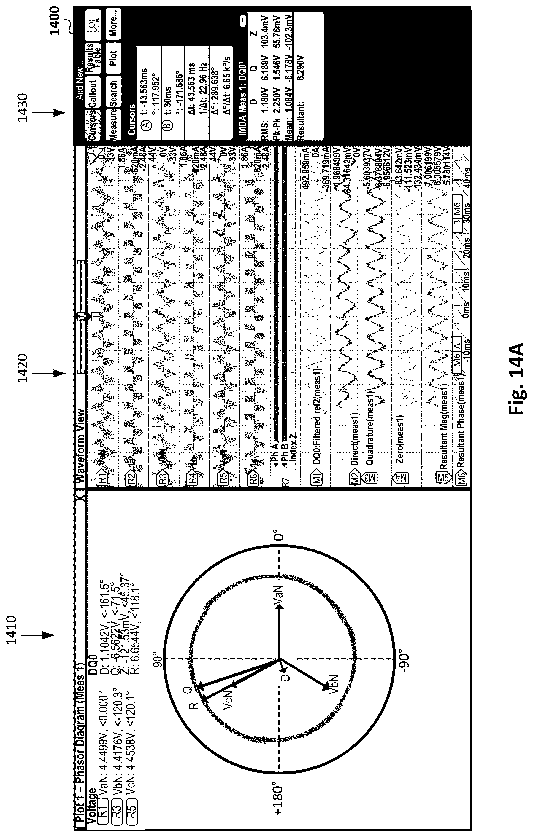 Patent US12092693 Figure 15 – System and method for computing direct quadrature zero resultant drive vector using rotor position