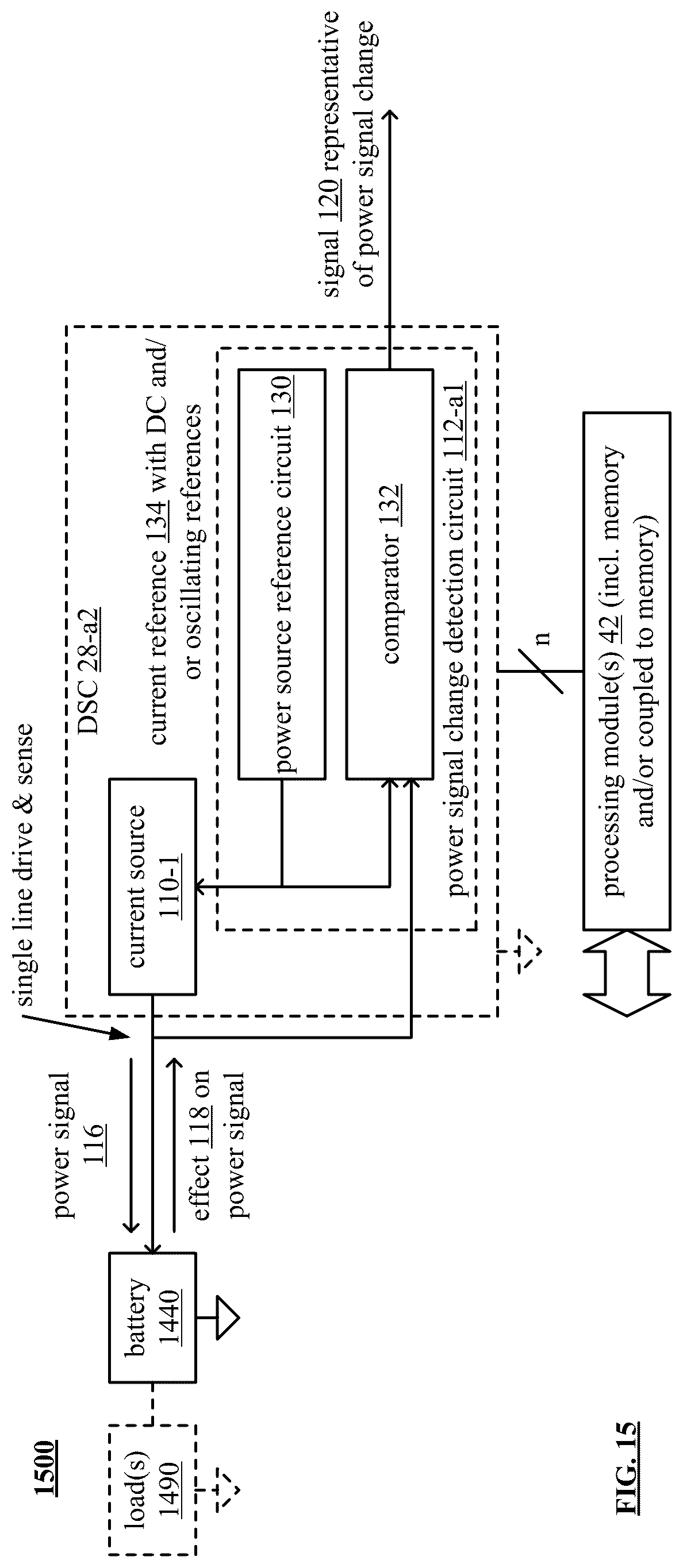 Patent US12092695 Figure 14 – Battery adapted and configurable impedance circuit