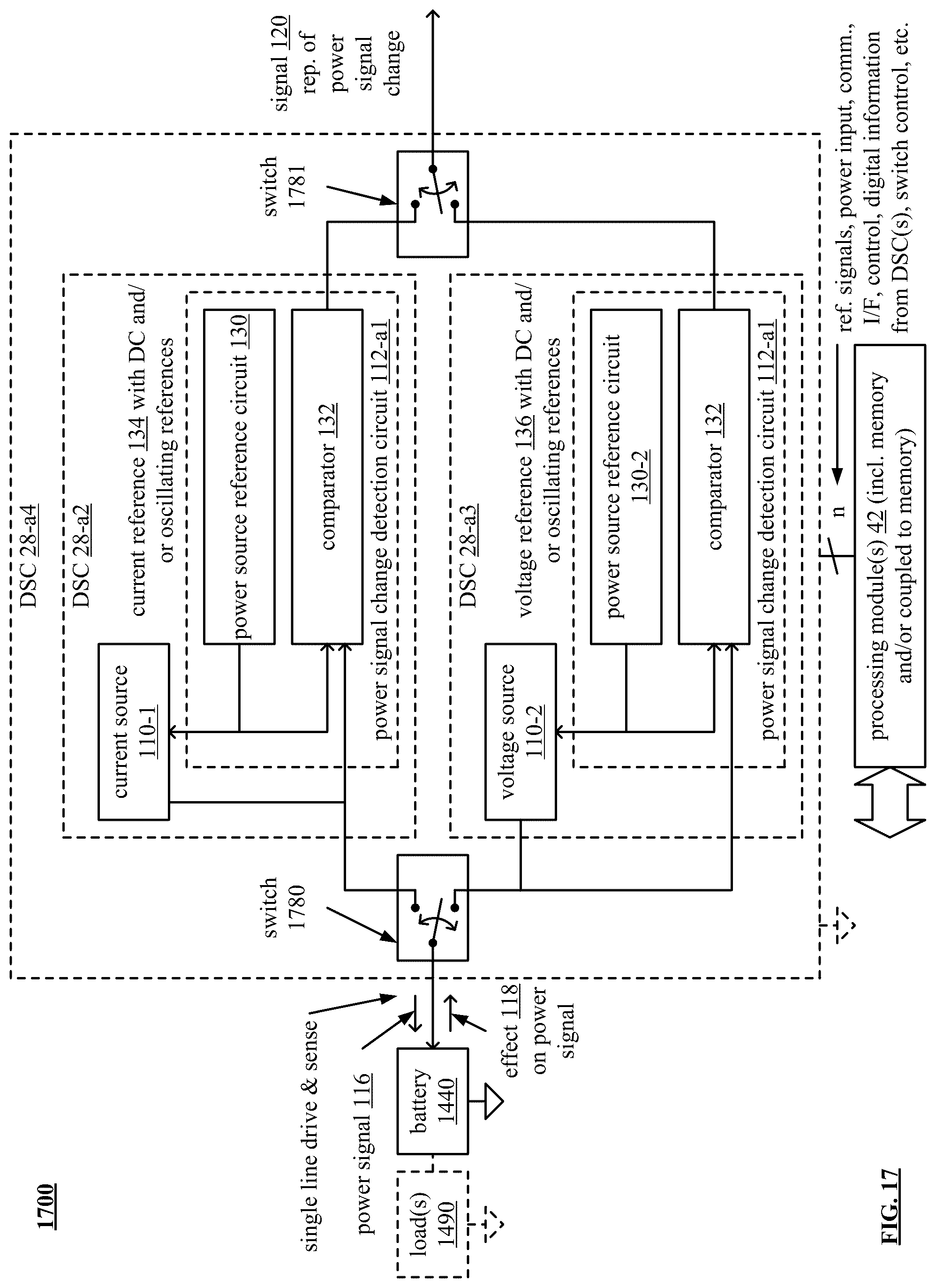 Patent US12092695 Figure 16 – Battery adapted and configurable impedance circuit