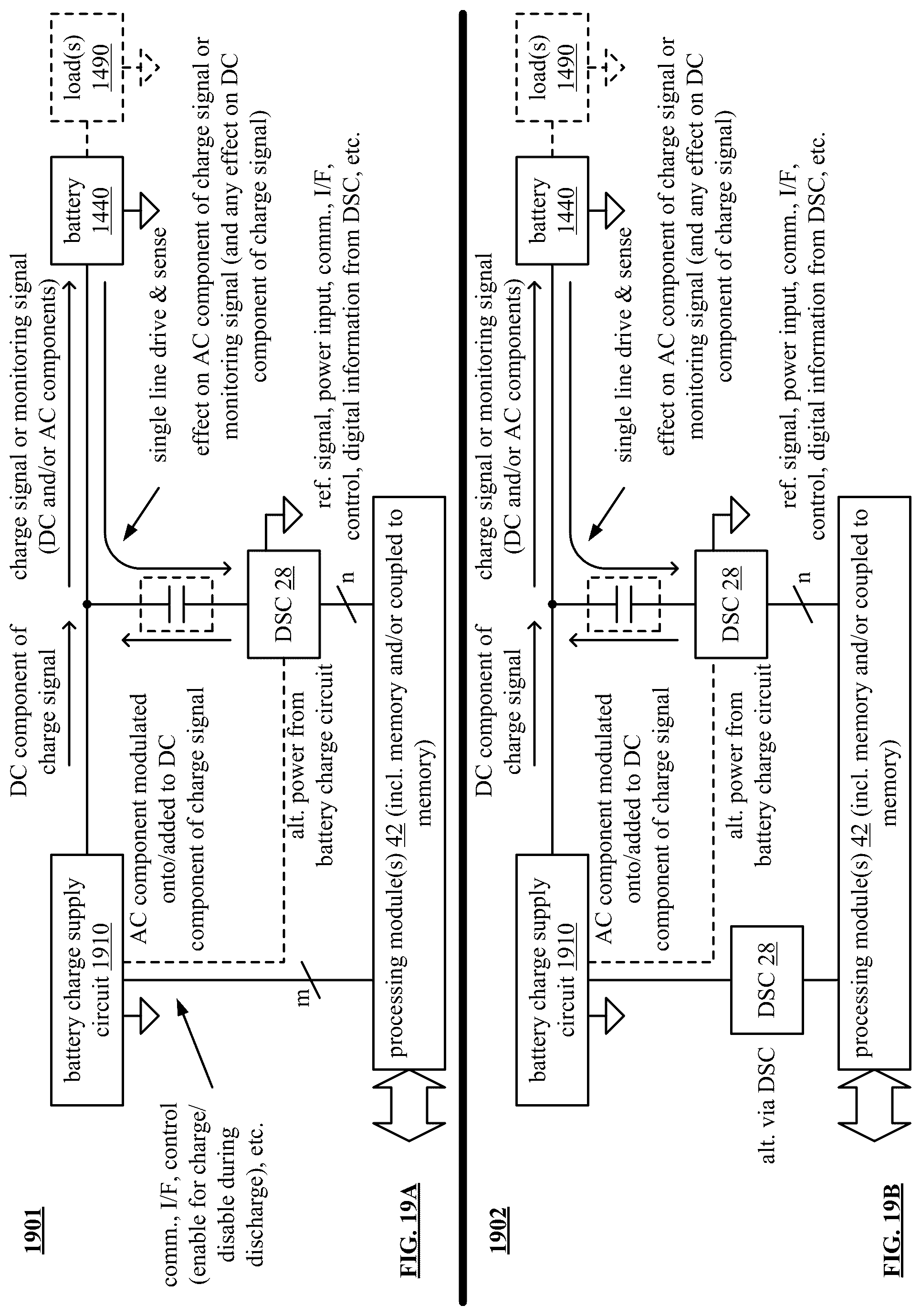 Patent US12092695 Figure 18 – Battery adapted and configurable impedance circuit