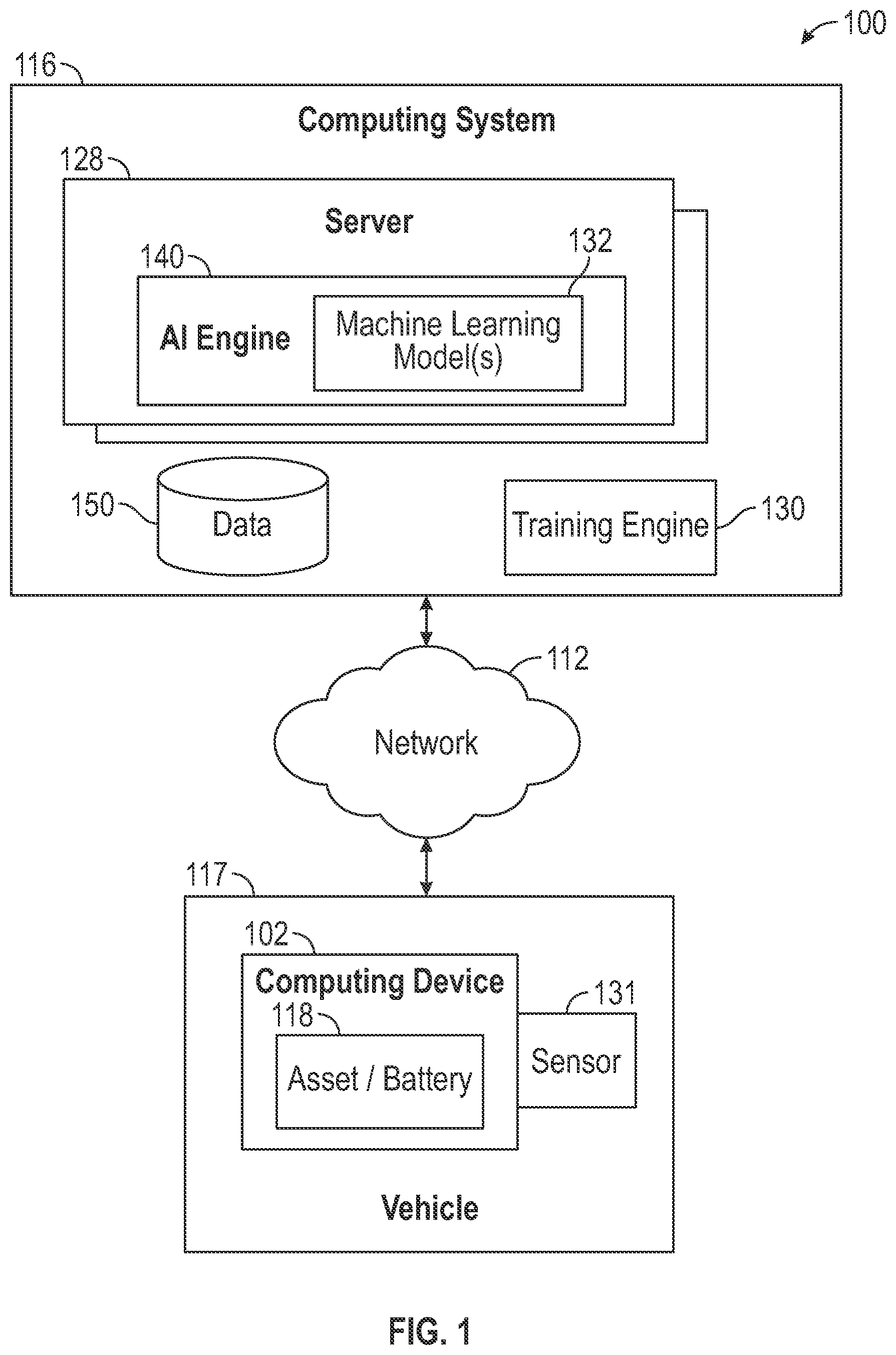 Patent US12092699 Figure 1 – Systems and methods for state of health assessment in rechargeable batteries