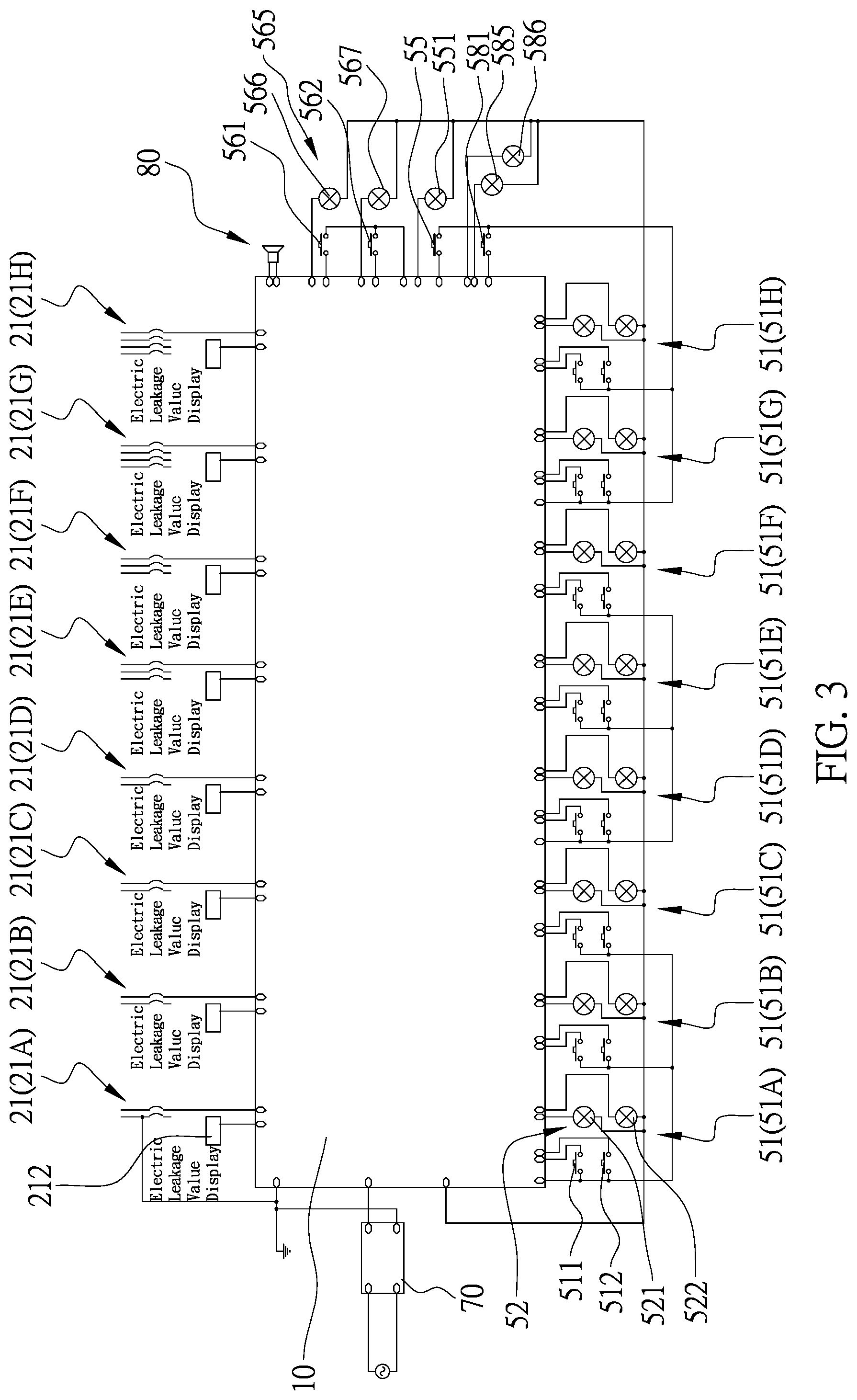 Patent US12092700 Figure 3 – Interactive test equipment for quality evaluation of resistance value test for electric leakage