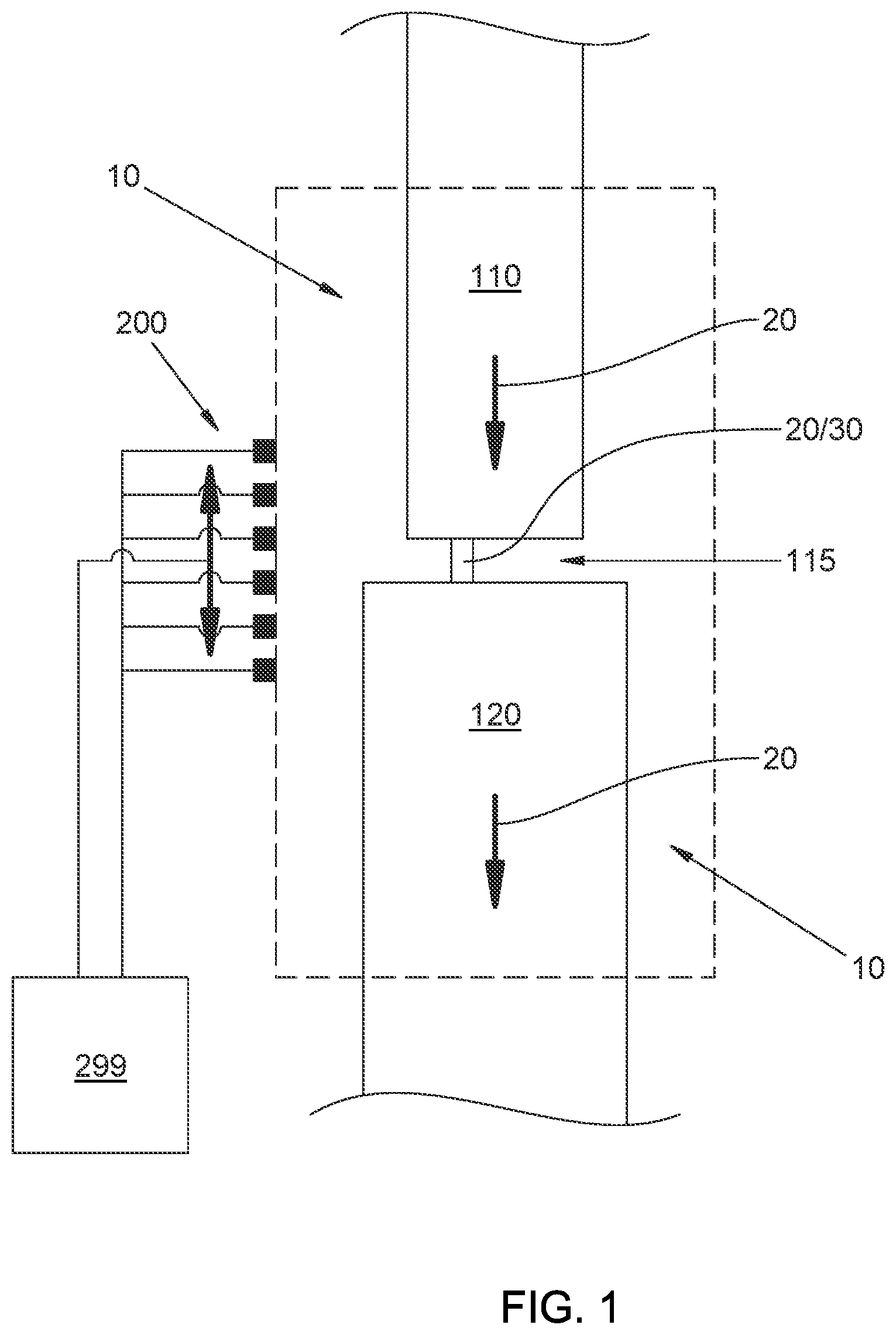 Patent US12092703 Figure 1 – Estimation or control of lengths and positions of one or more transversely localized electric current segments flowing between two conductive bodies