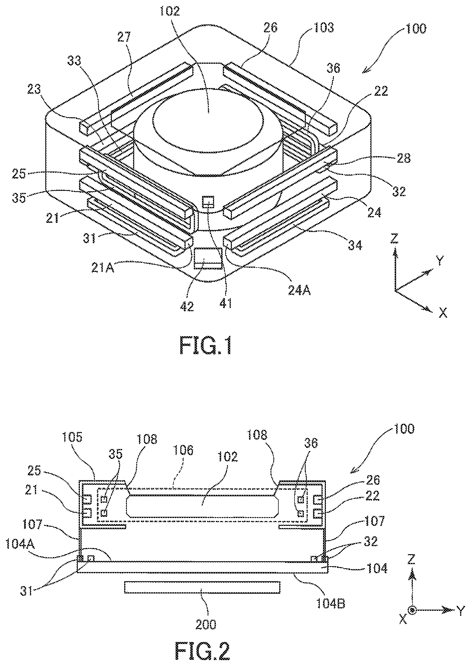 Patent US12092705 Figure 1 – Magnetic sensor, position detection apparatus and electronic device