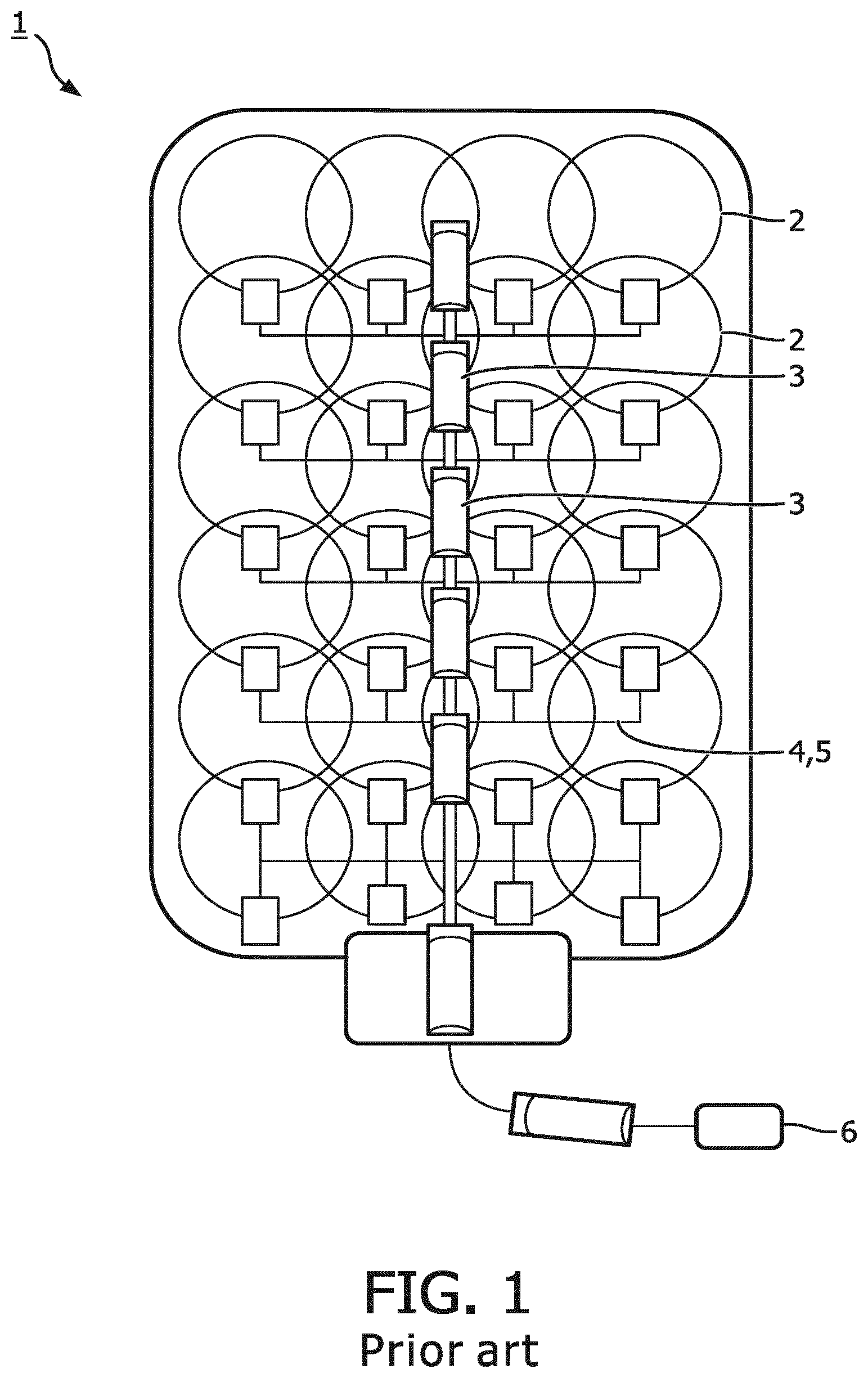Patent US12092712 Figure 1 – Magnetic resonance coil array and self-compensated radiofrequency choke