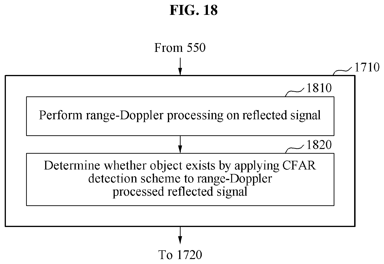 Patent US12092725 Figure 18 – Method and apparatus for determining object state