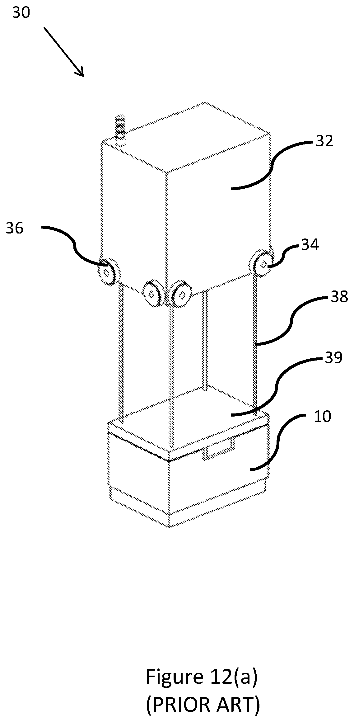 Patent US12092728 Figure 12 – Positioning device, communications system and method