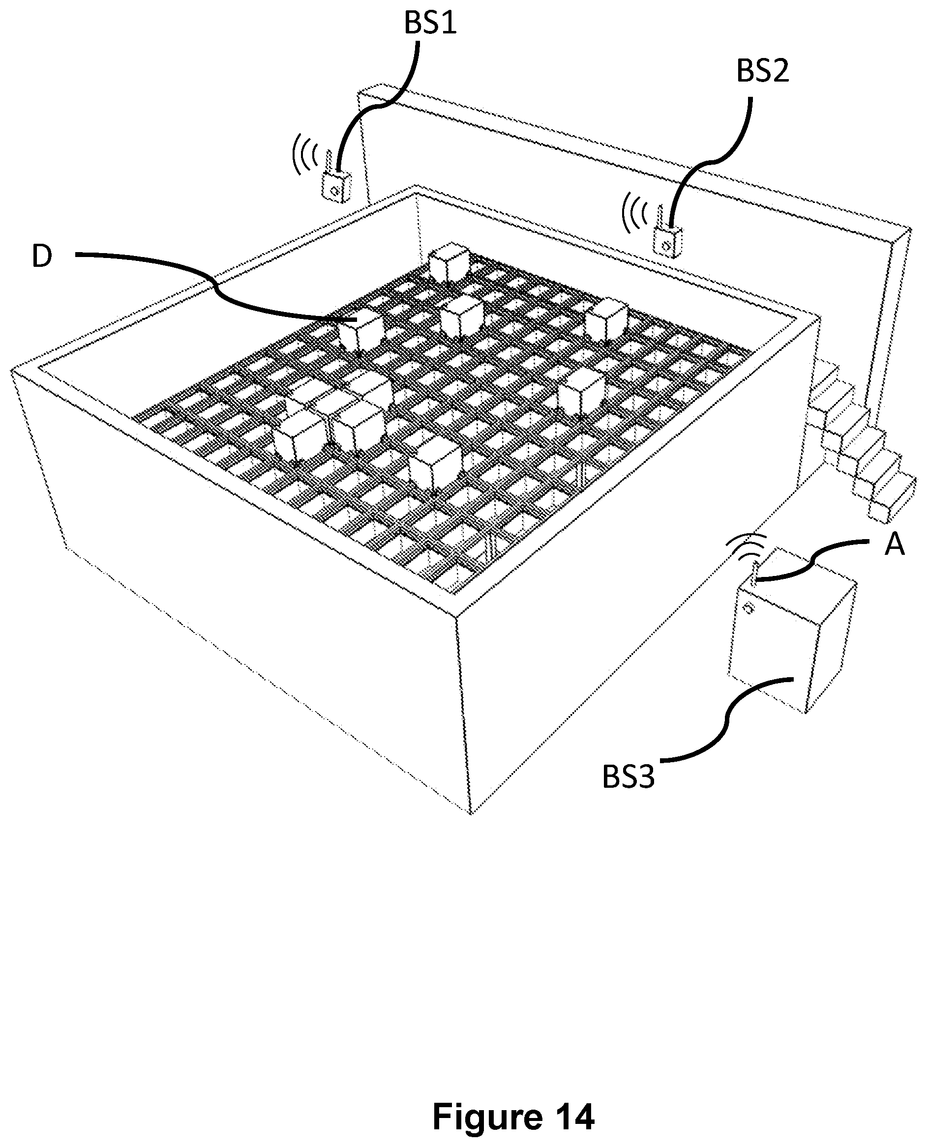 Patent US12092728 Figure 15 – Positioning device, communications system and method