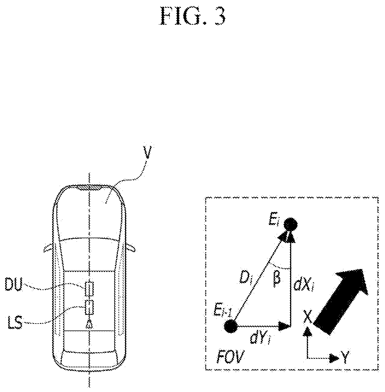 Patent US12092739 Figure 3 – Sensor device with heated spot detection for measuring motion of vehicle and method of operating the sensor device