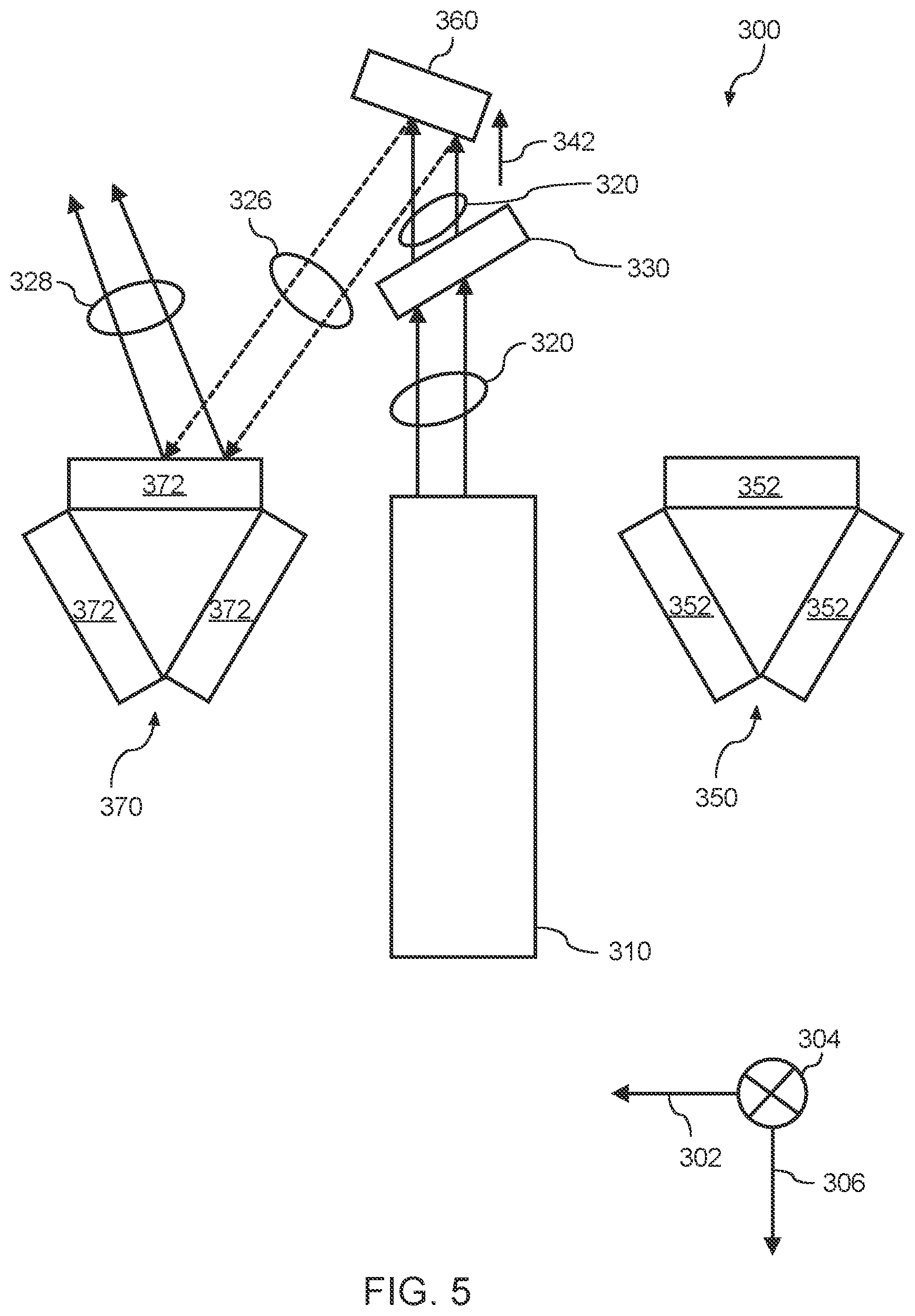 Patent US12092744 Figure 5 – Light detection and ranging (LIDAR) assembly having a switchable mirror