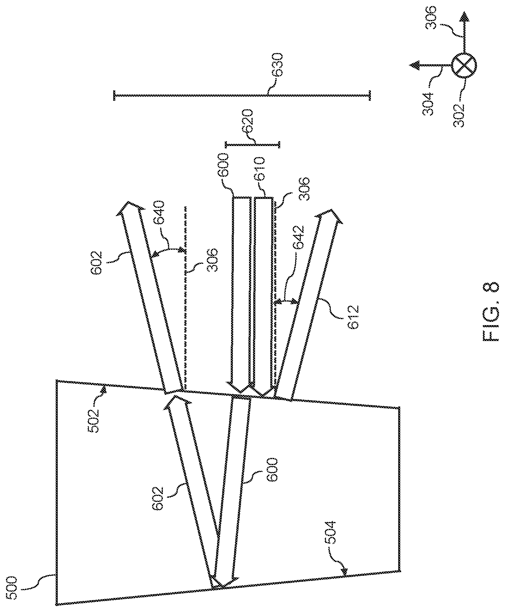 Patent US12092744 Figure 8 – Light detection and ranging (LIDAR) assembly having a switchable mirror
