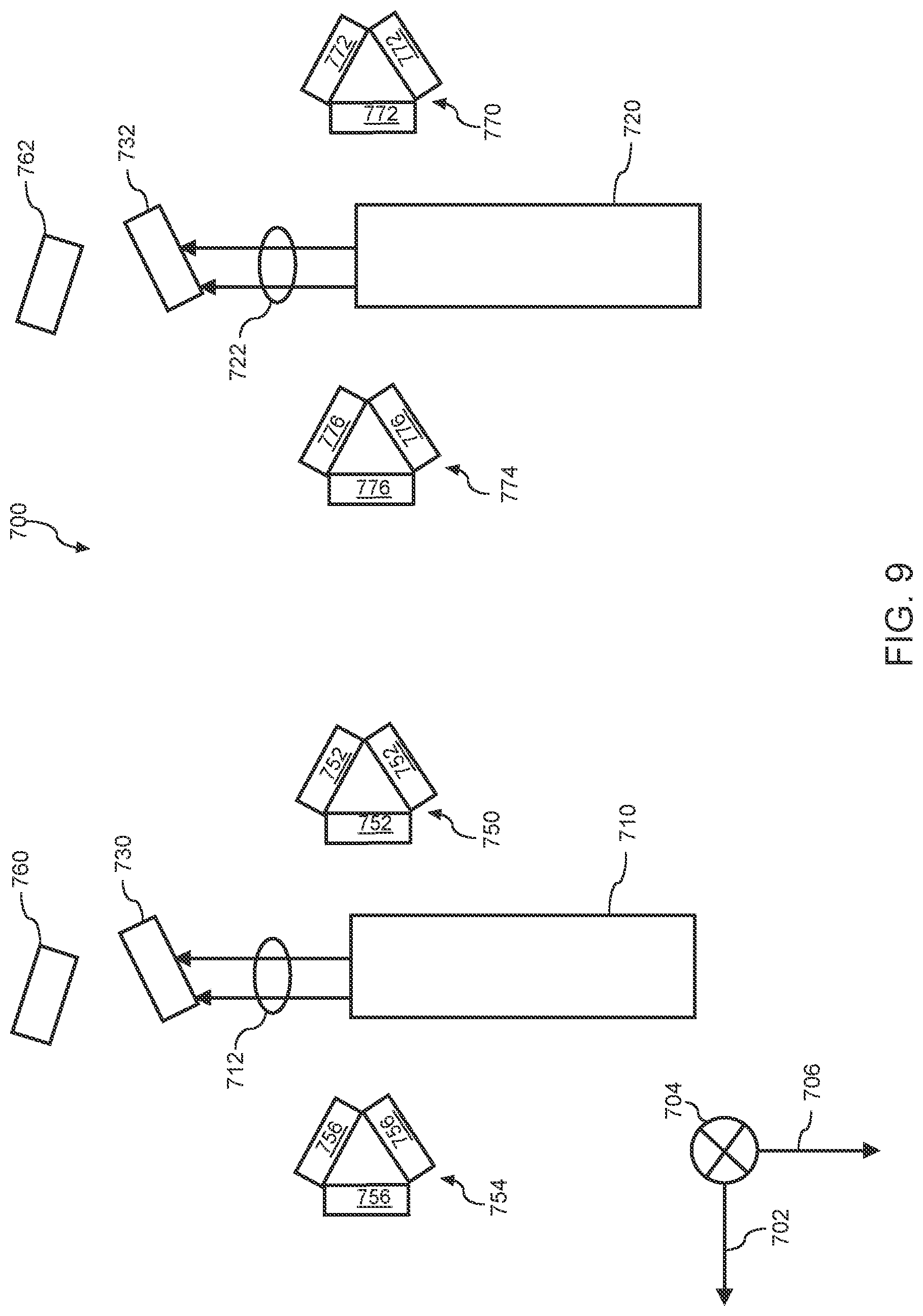 Patent US12092744 Figure 9 – Light detection and ranging (LIDAR) assembly having a switchable mirror