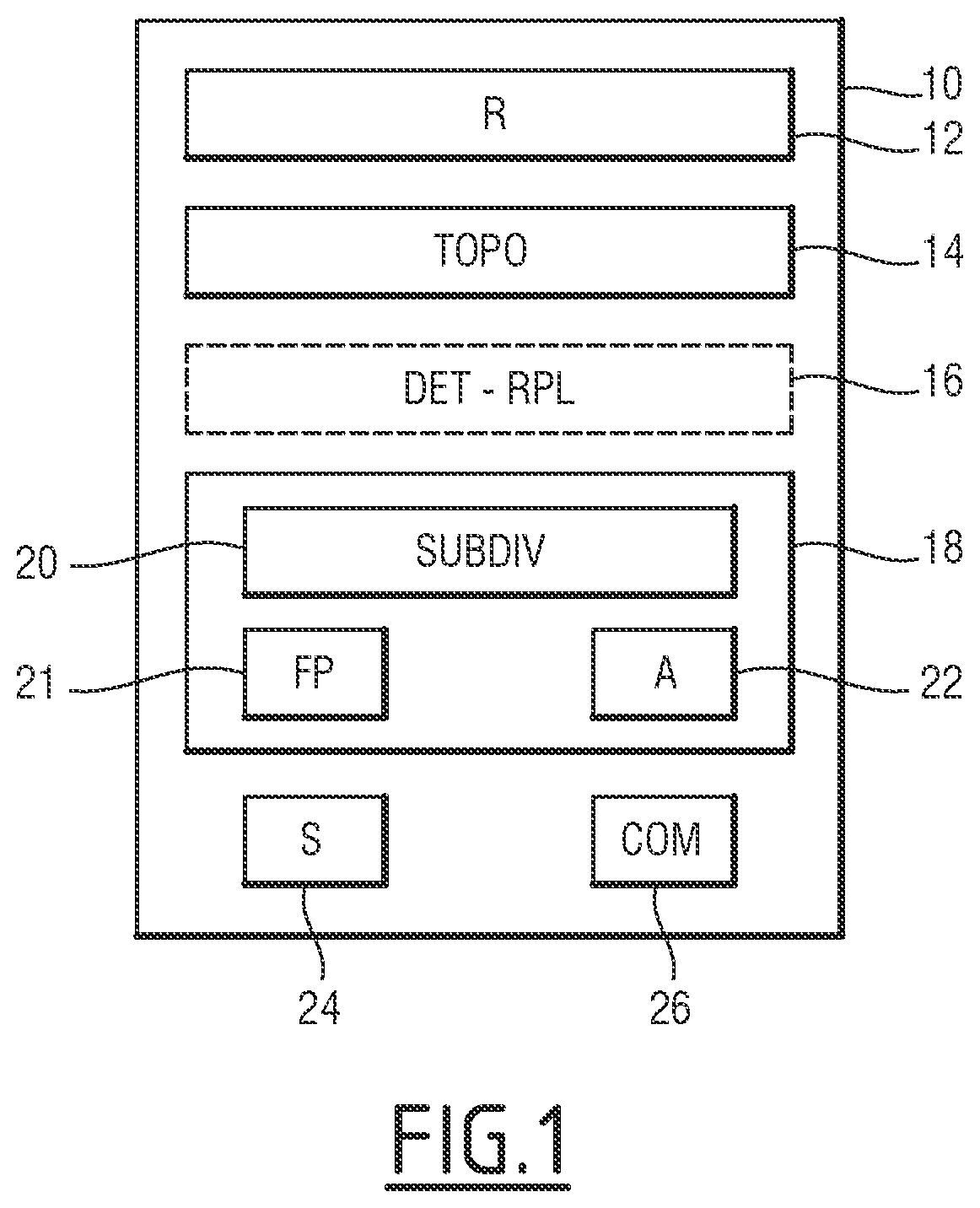 Patent US12092748 — System and method for locating sunken element in a predetermined search zone — Figure 1