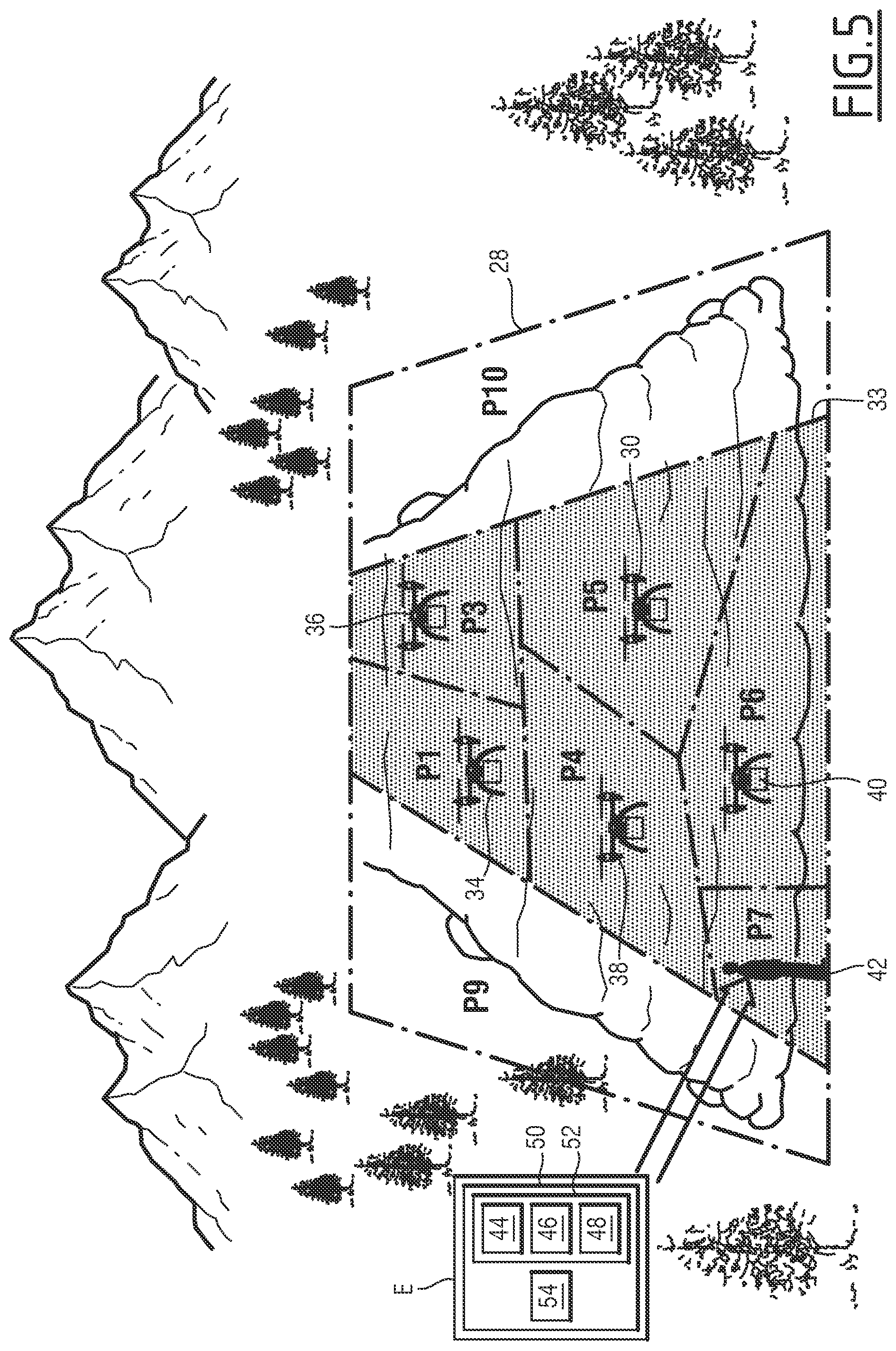 Patent US12092748 Figure 5 – System and method for locating sunken element in a predetermined search zone