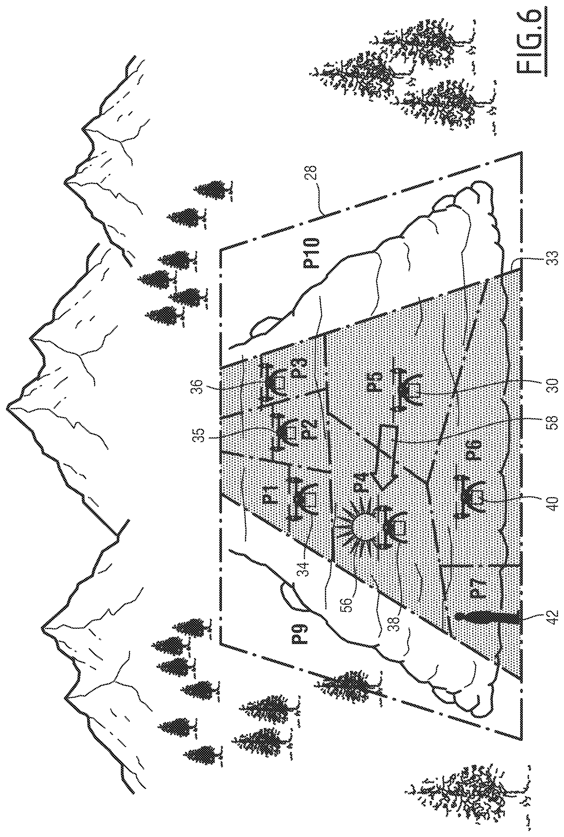 Patent US12092748 Figure 6 – System and method for locating sunken element in a predetermined search zone