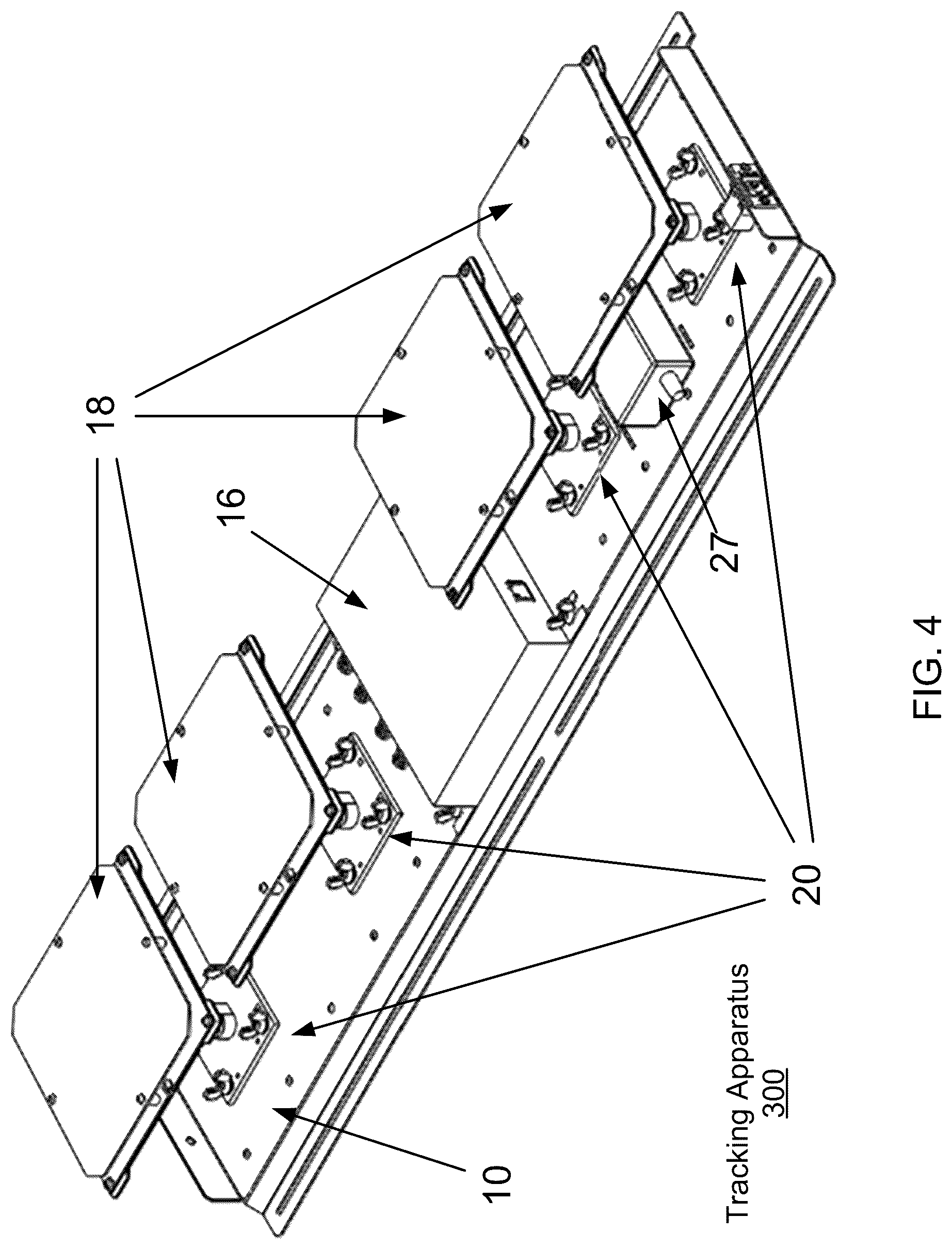 Patent US12092751 Figure 4 – Ceiling-mounted RFID-enabled tracking