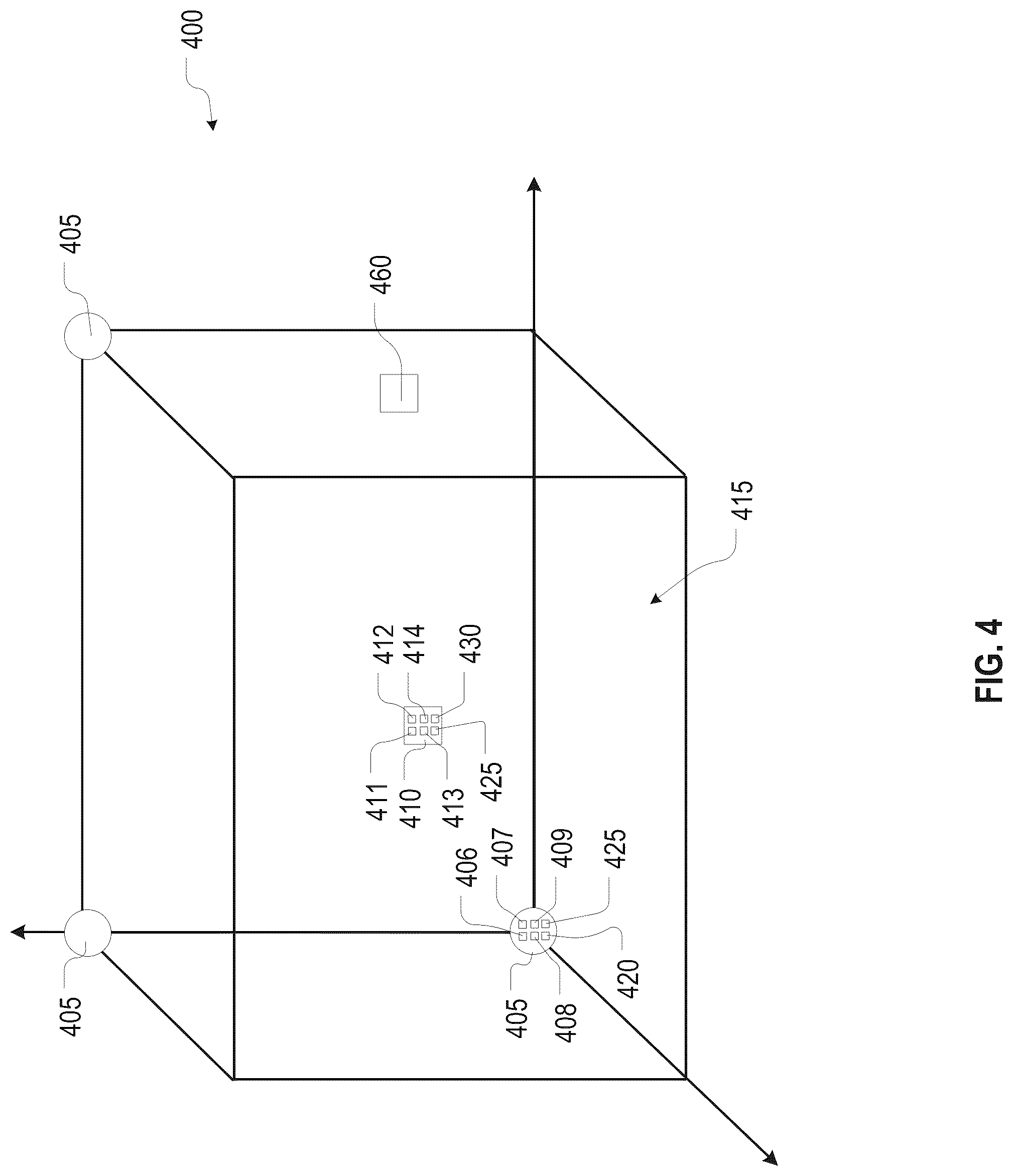 Patent US12092753 Figure 4 – Measuring distance between two devices