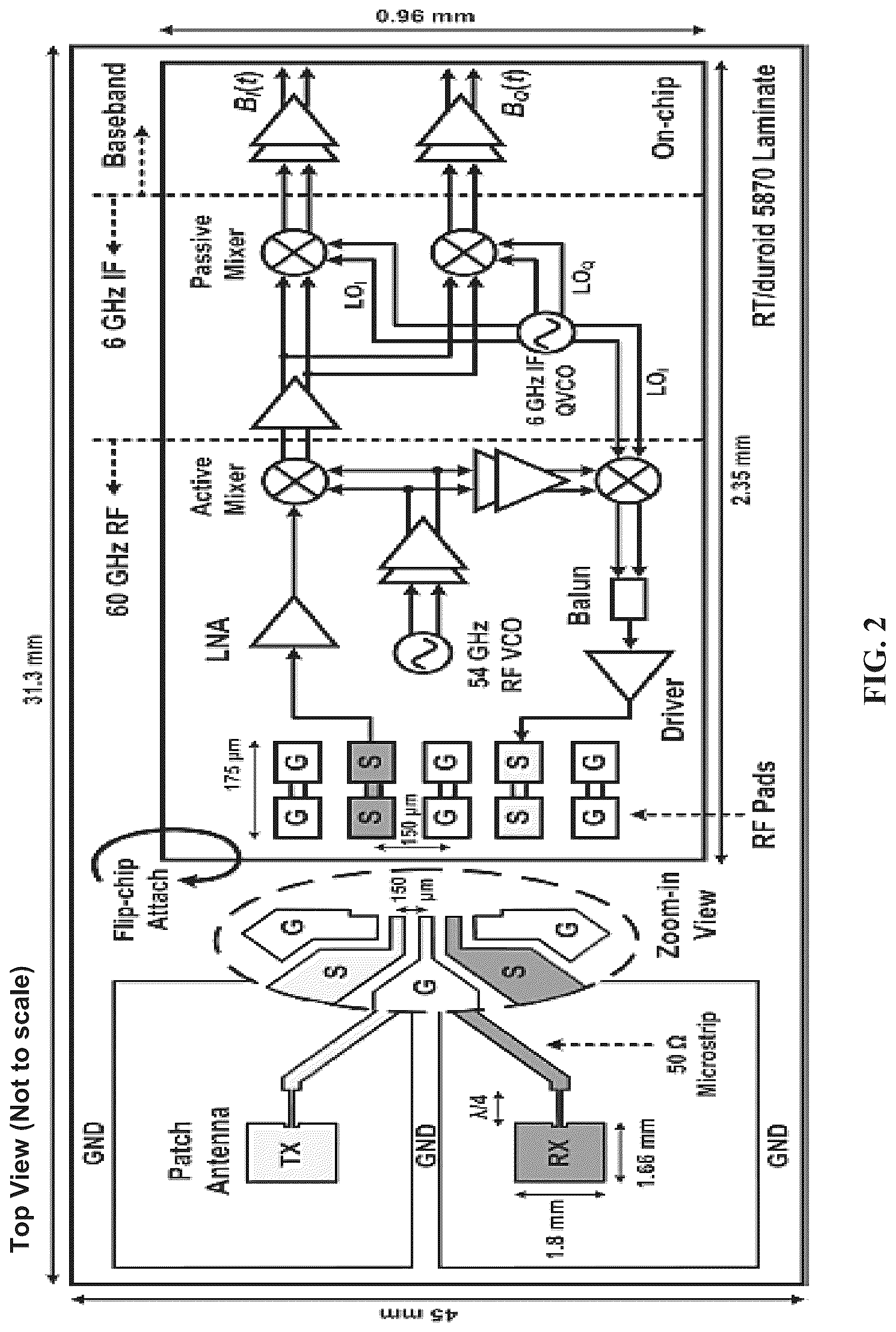 Patent US12092758 Figure 2 – Method and apparatus for doppler radar signal recovery of target displacement