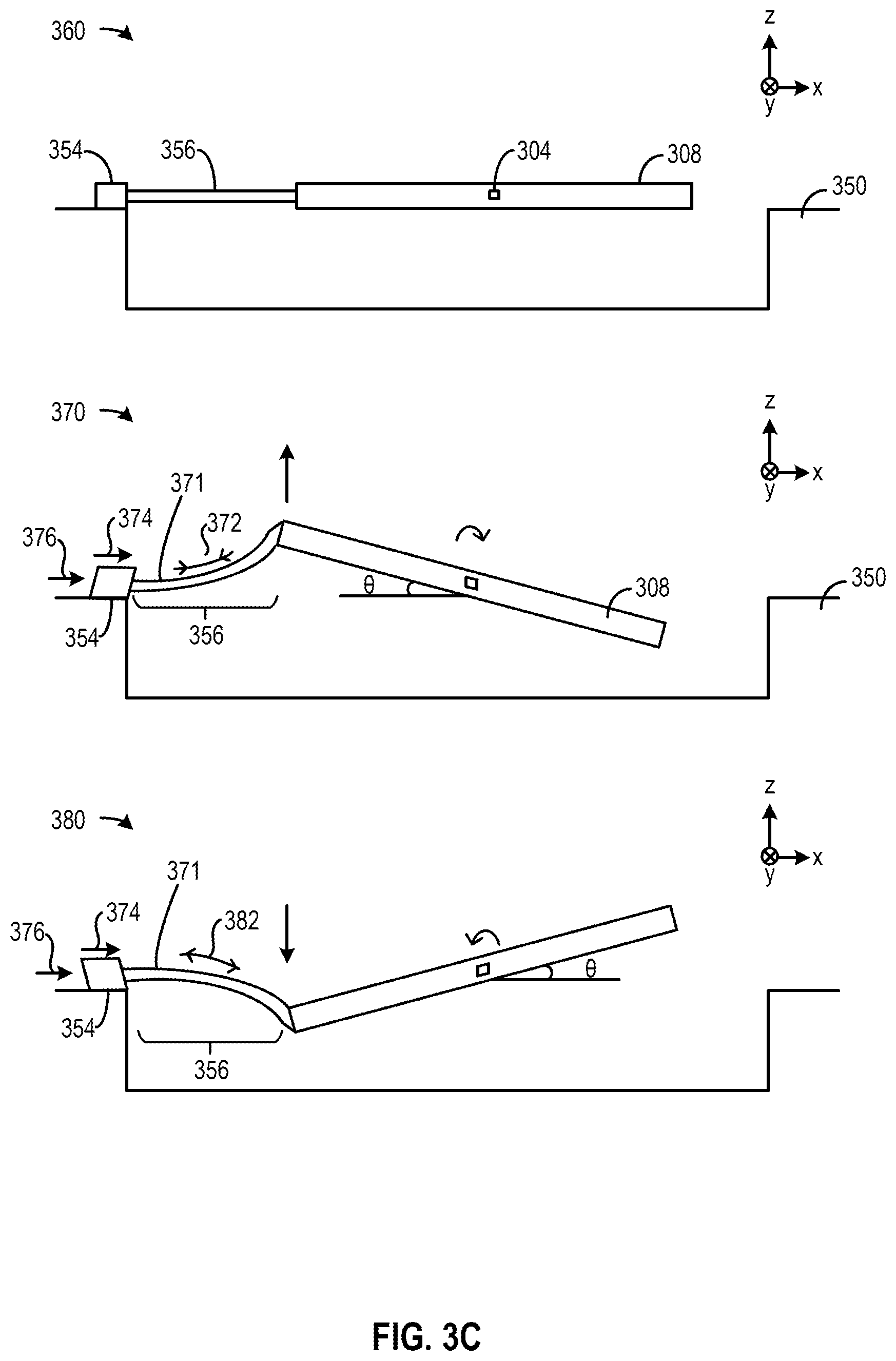Patent US12092764 Figure 9 – Rotation angle sensing and control of mirror assembly for light steering