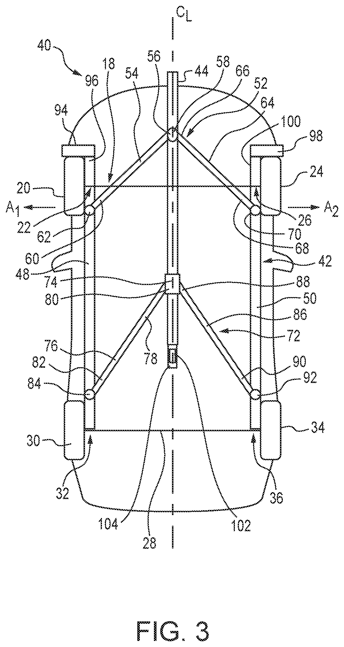 Patent US12092770 Figure 3 – System and apparatus for determining a vehicle centerline