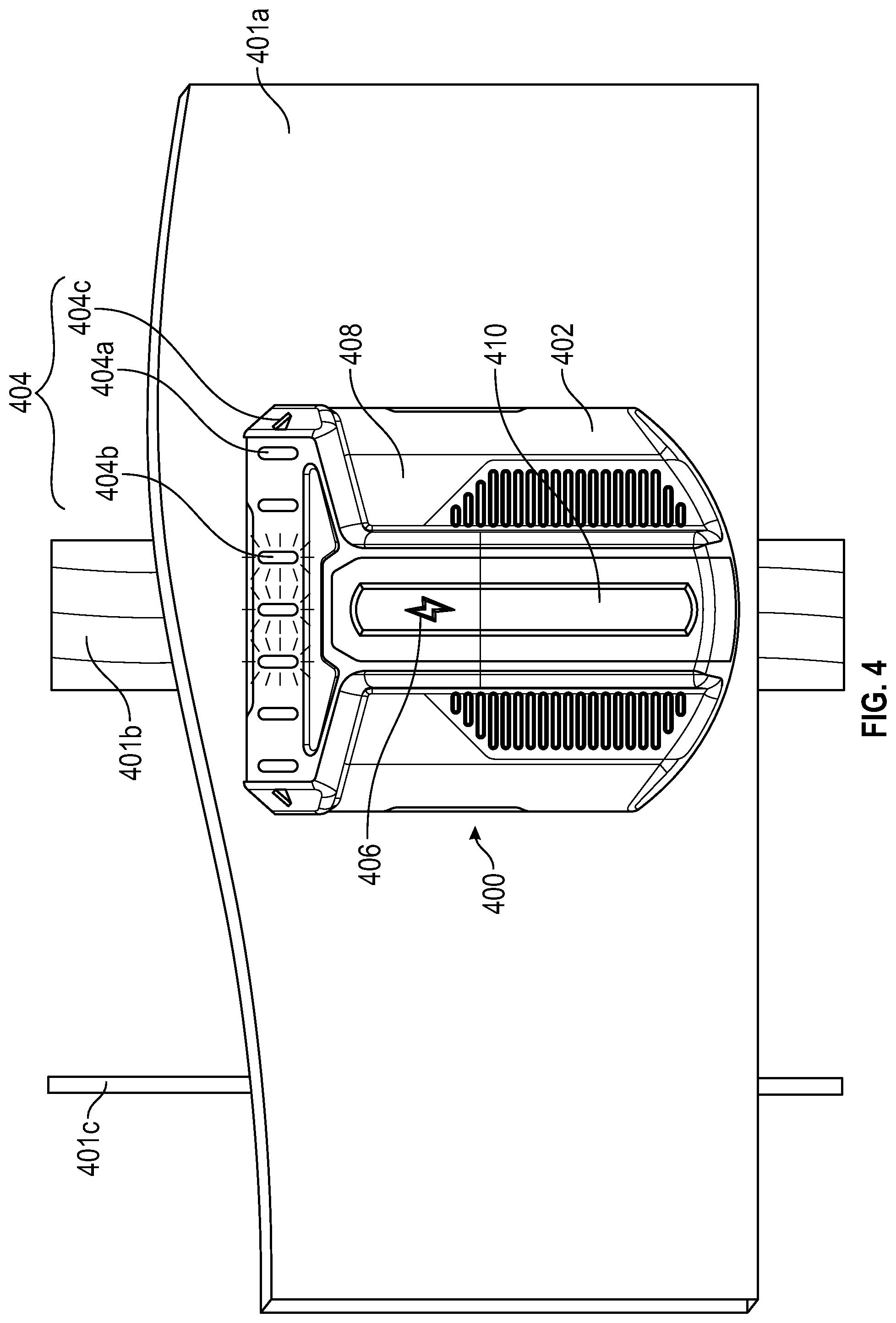 Patent US12092785 Figure 4 – Apparatus, methods, and techniques of obscured feature detection with live wire detection