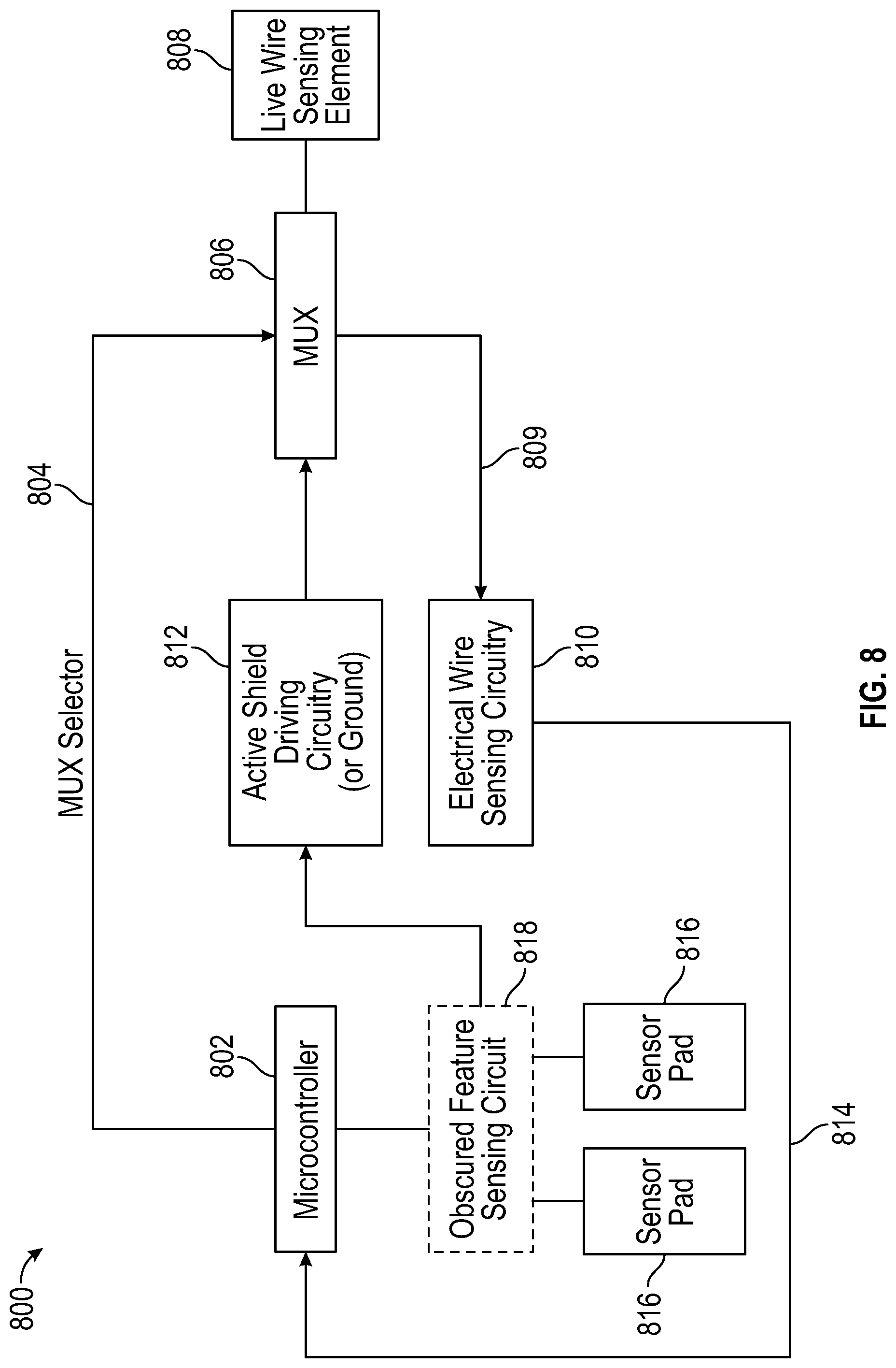 Patent US12092785 Figure 7 – Apparatus, methods, and techniques of obscured feature detection with live wire detection