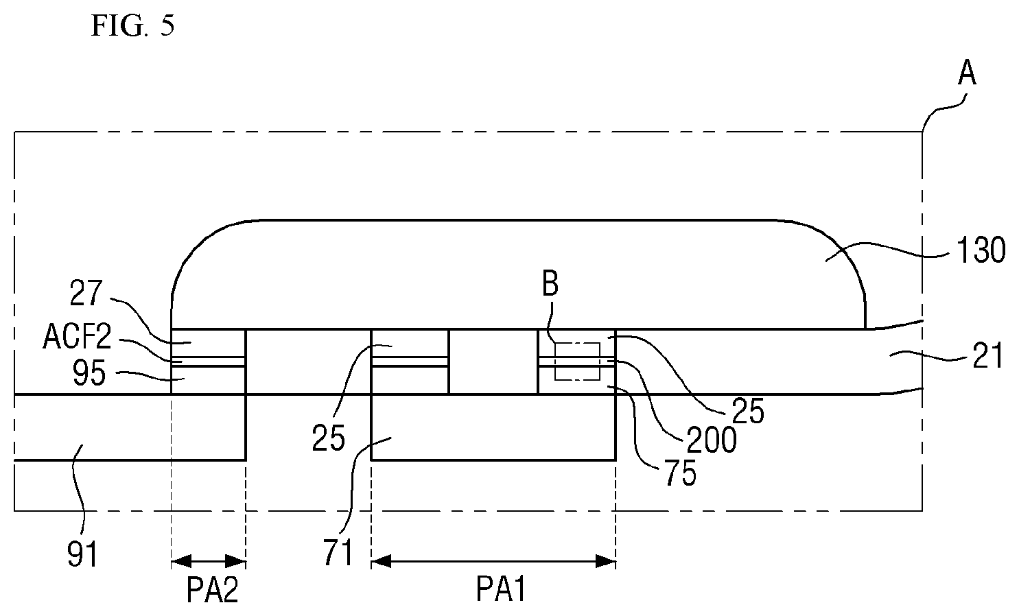 Patent US12092795 Figure 6 – Display device and method of manufacturing the same