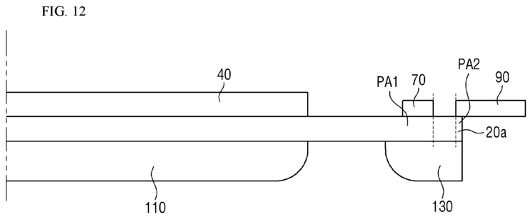 Patent US12092795 Figure 13 – Display device and method of manufacturing the same