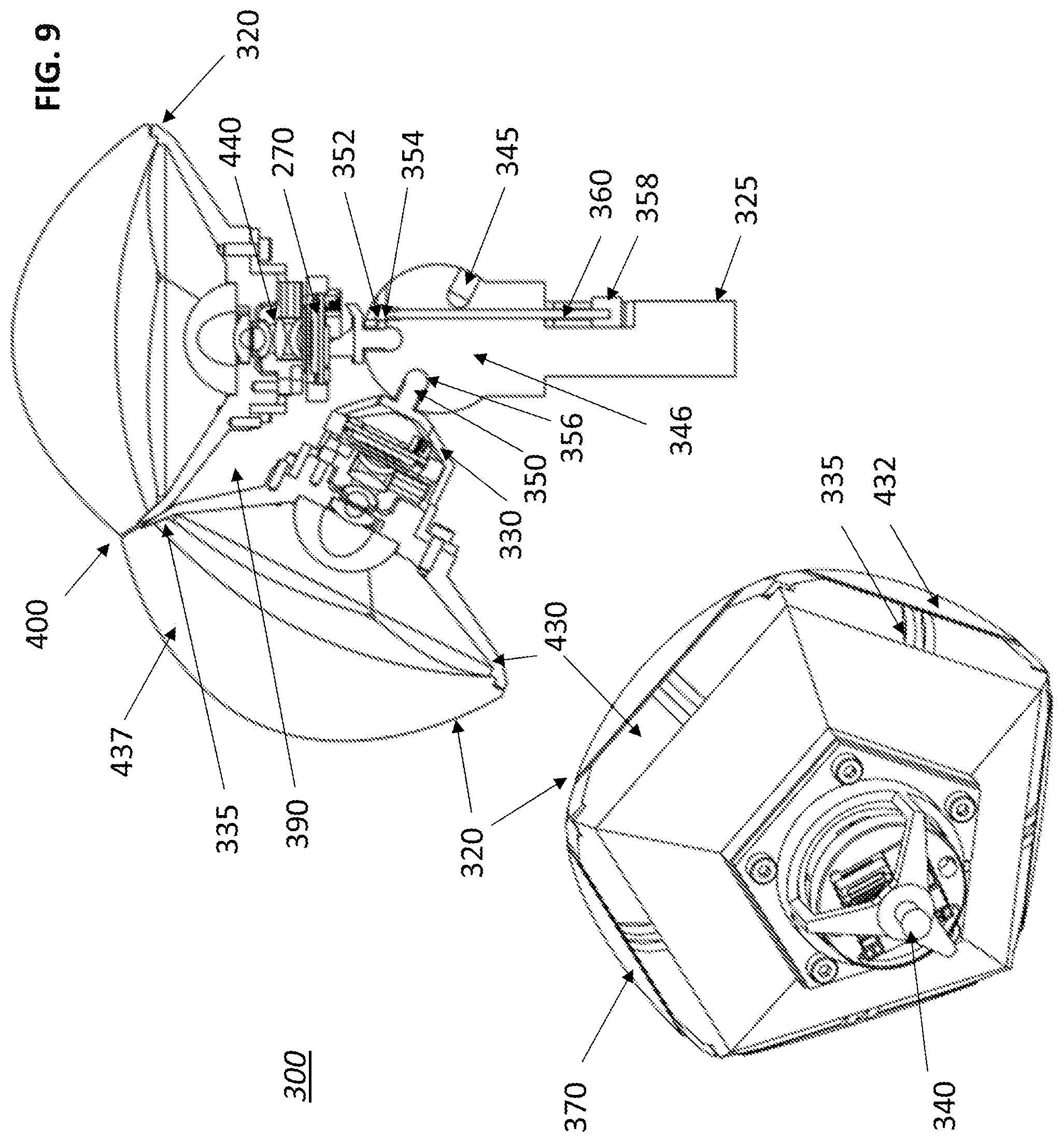 Patent US12092800 Figure 14 – Opto-mechanics of panoramic capture devices with abutting cameras