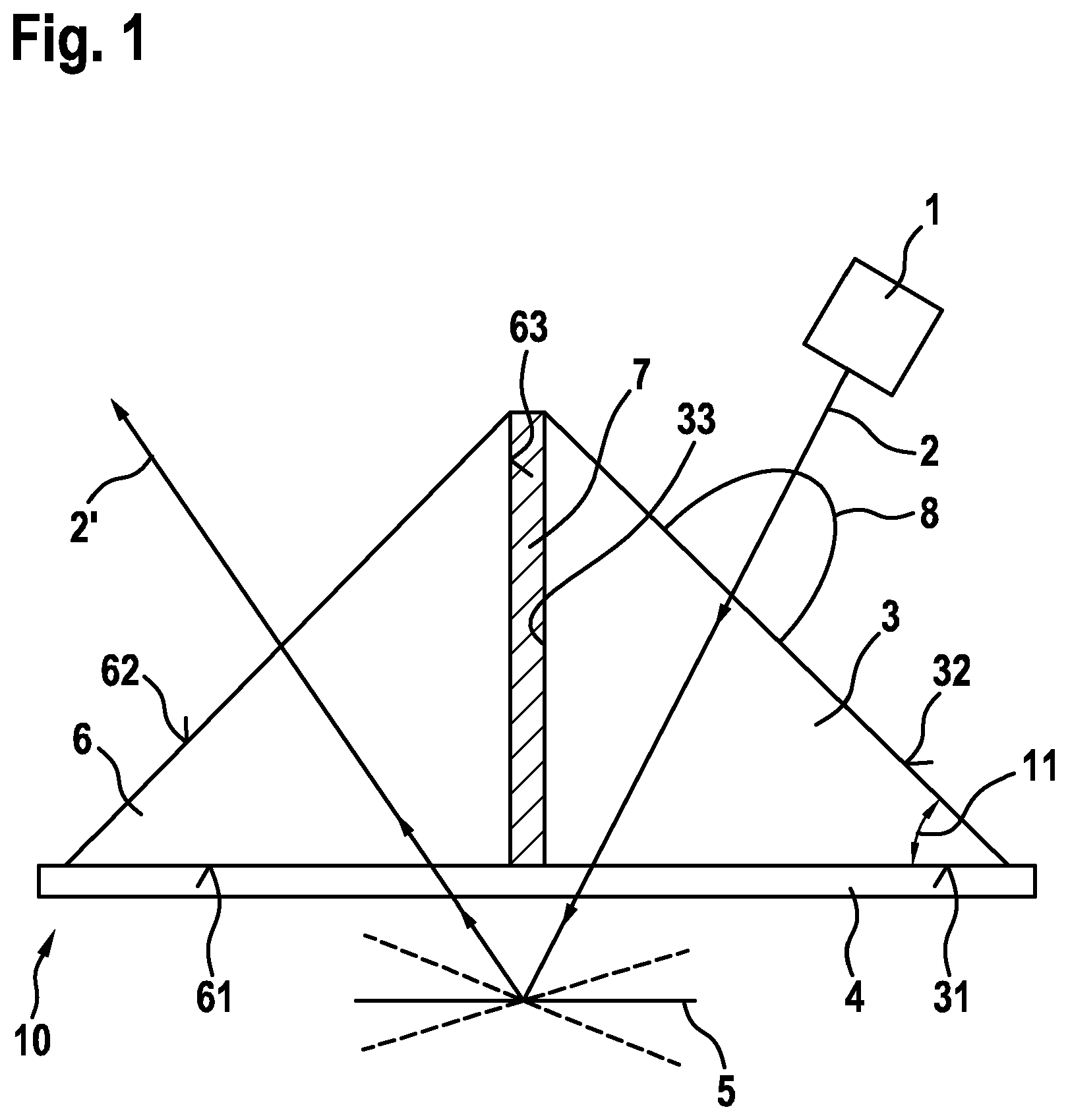 Patent US12092811 Figure 1 – Micromechanical light deflection device