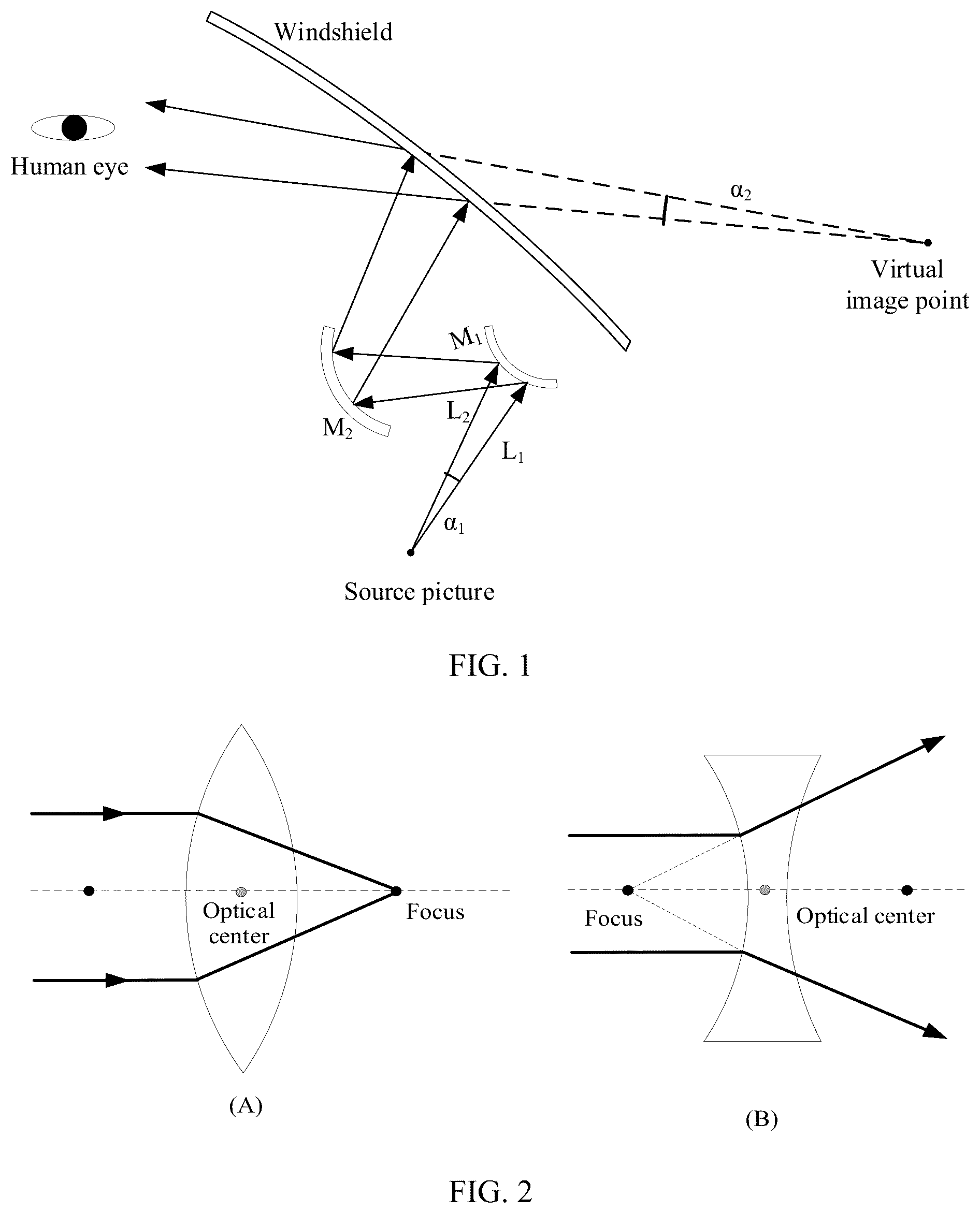 Patent US12092819 Figure 1 – Head-up display and head-up display method