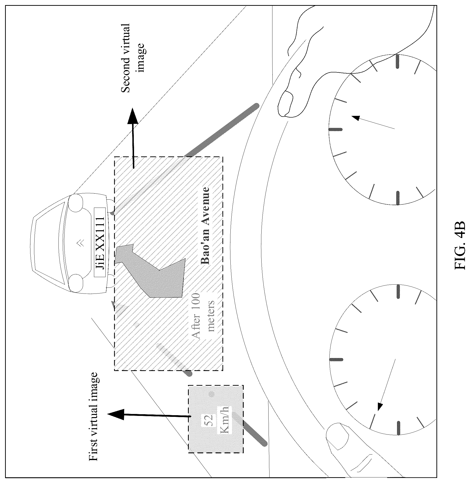 Patent US12092819 Figure 4 – Head-up display and head-up display method