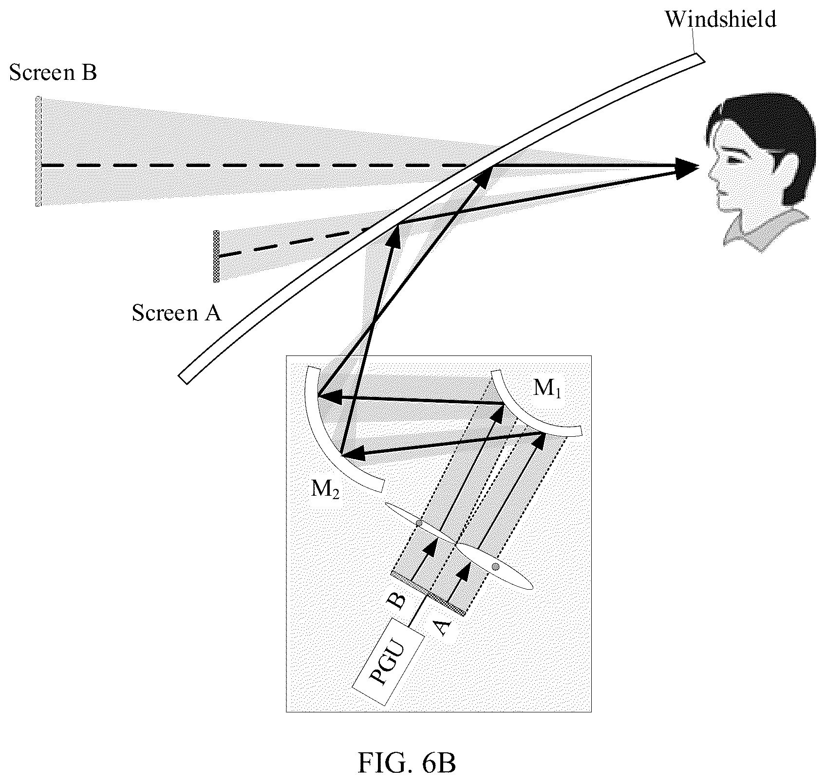 Patent US12092819 Figure 7 – Head-up display and head-up display method