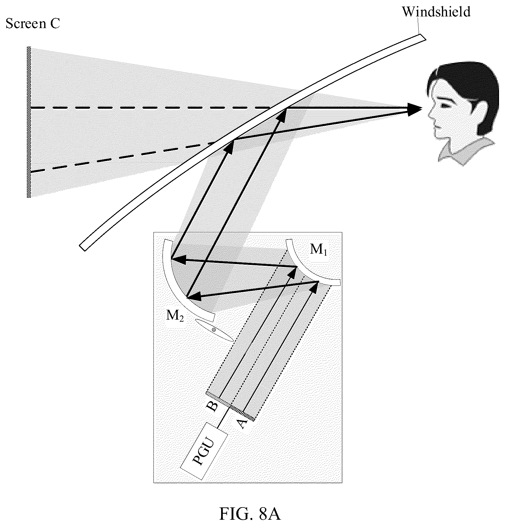 Patent US12092819 Figure 9 – Head-up display and head-up display method