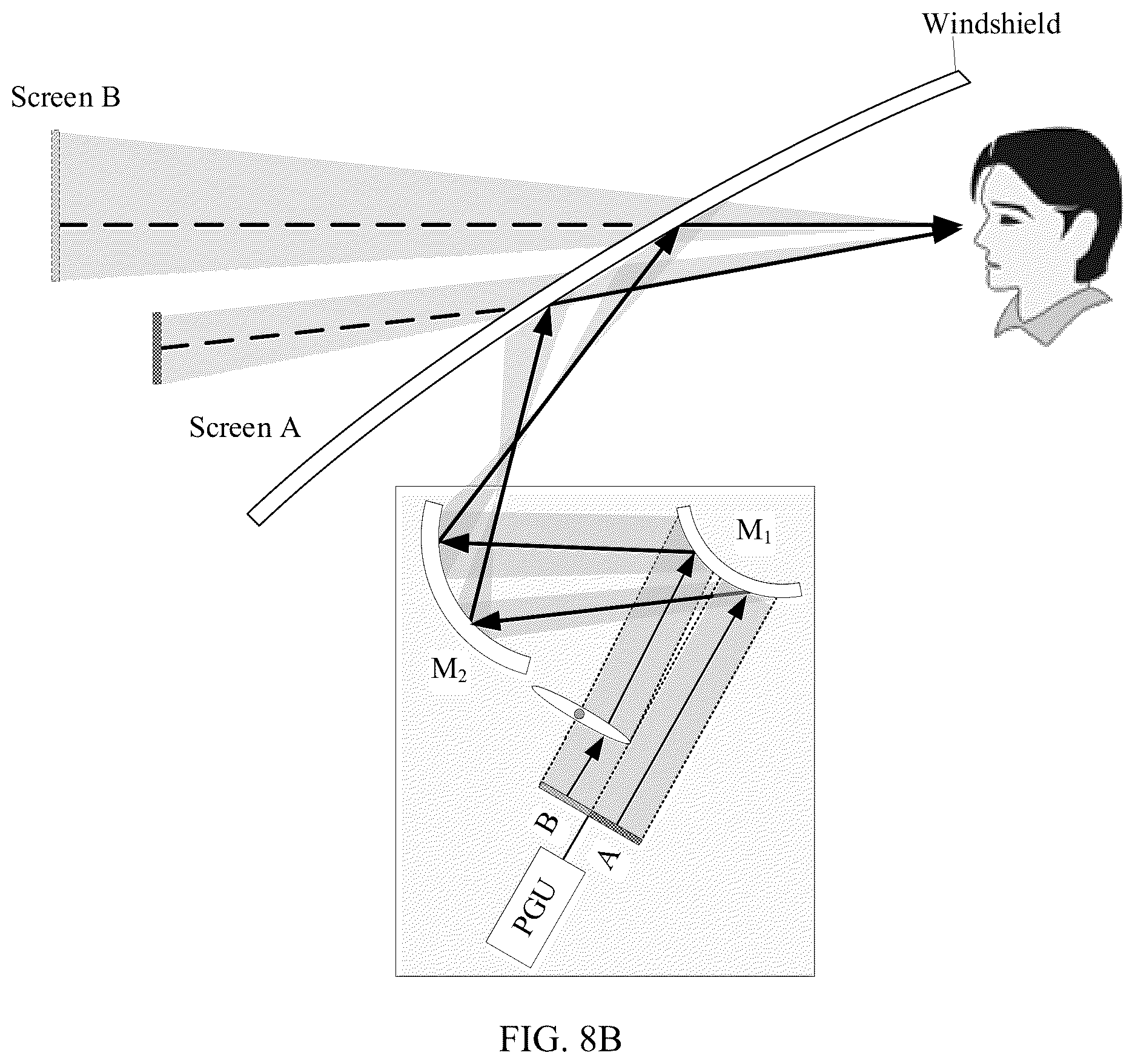 Patent US12092819 Figure 10 – Head-up display and head-up display method