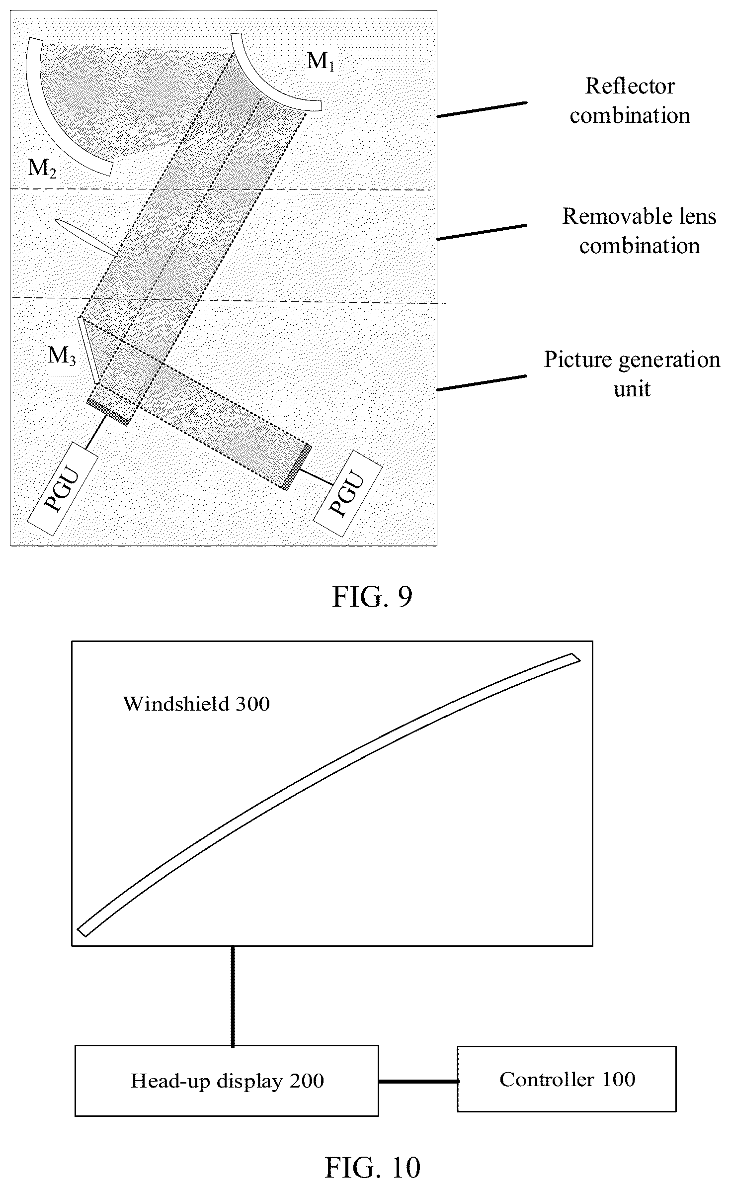 Patent US12092819 Figure 11 – Head-up display and head-up display method