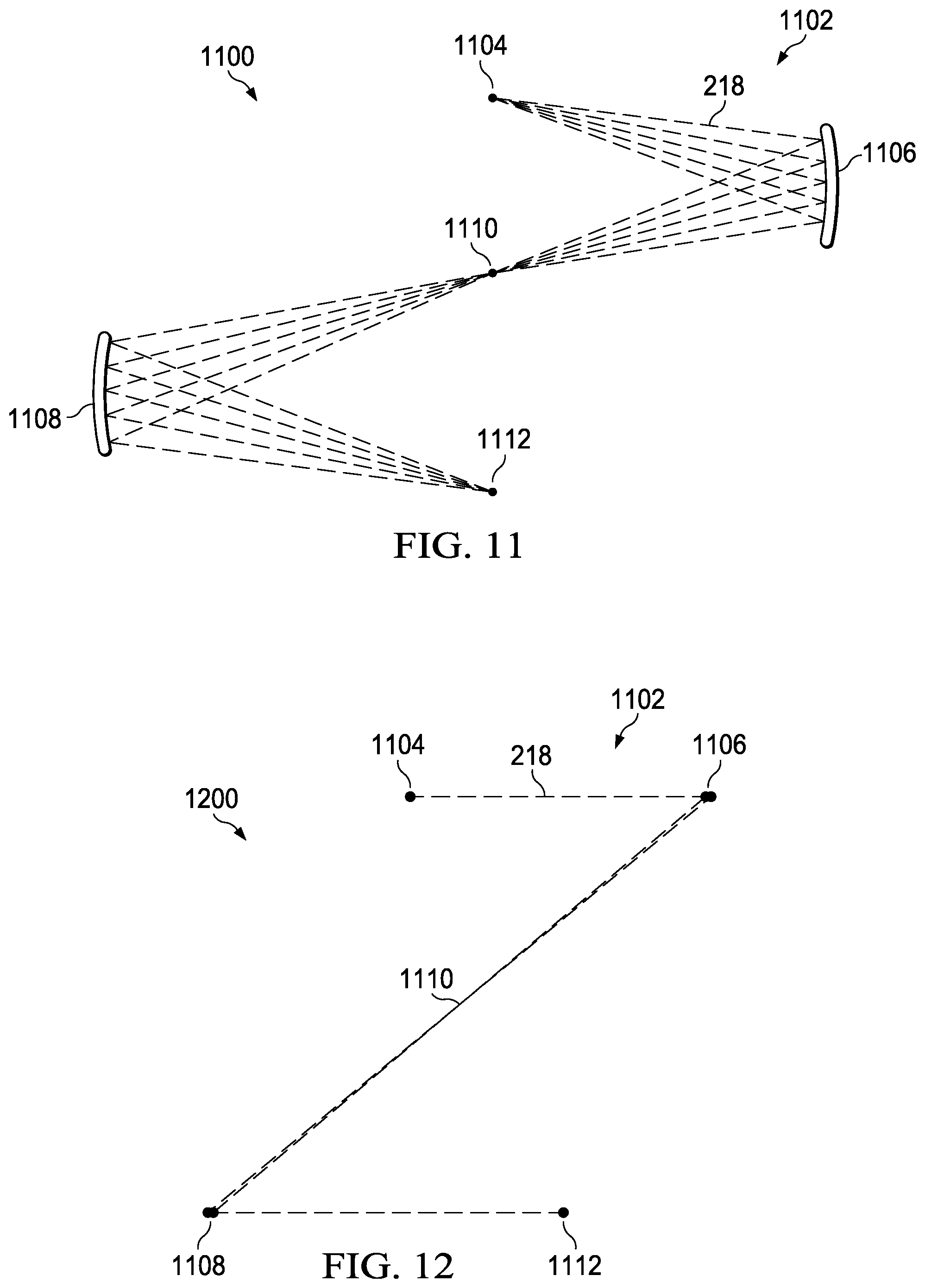 Patent US12092823 Figure 11 – Systems, devices, and methods for inputting light from a scanning laser projector into a waveguide