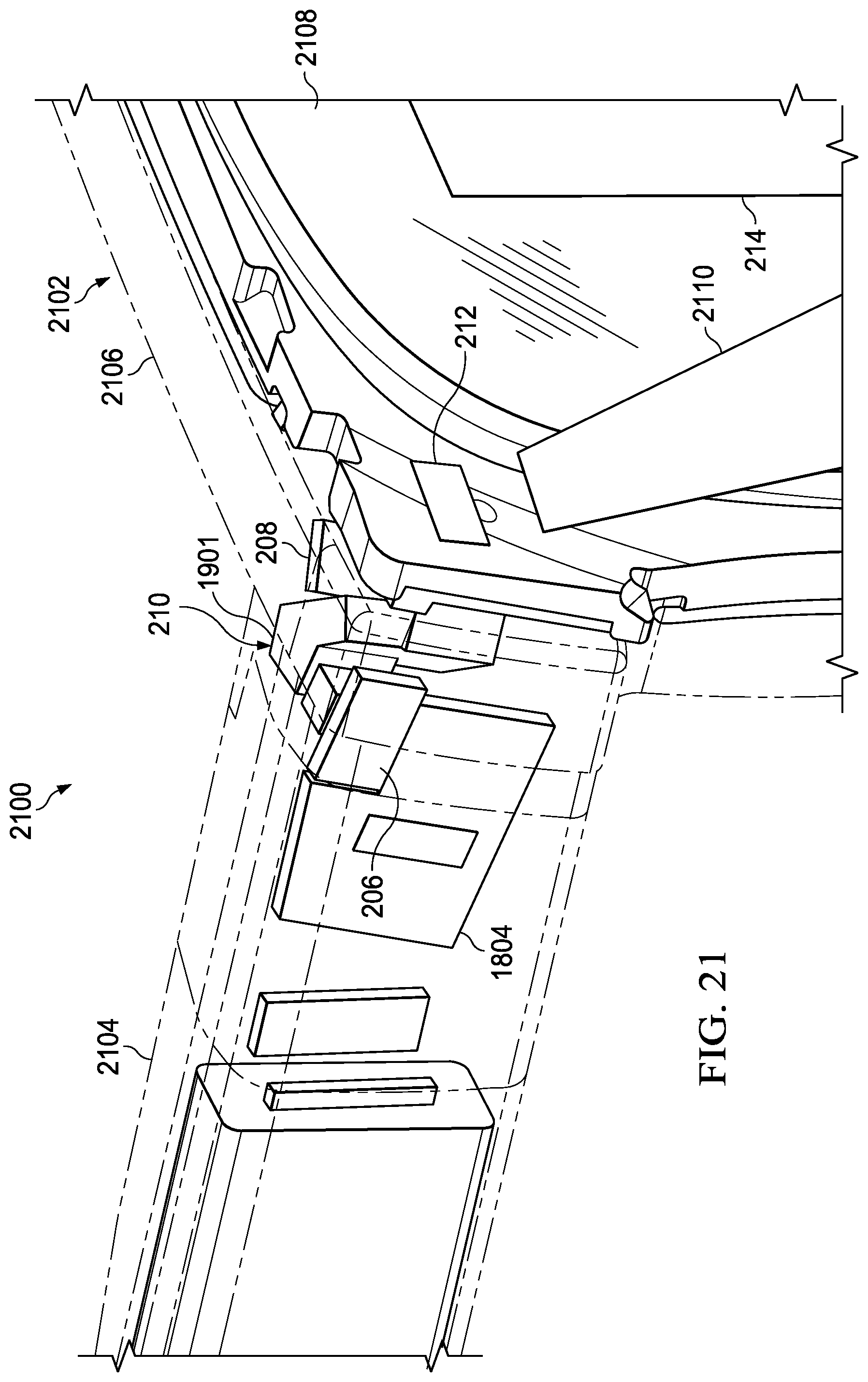 Patent US12092823 Figure 17 – Systems, devices, and methods for inputting light from a scanning laser projector into a waveguide