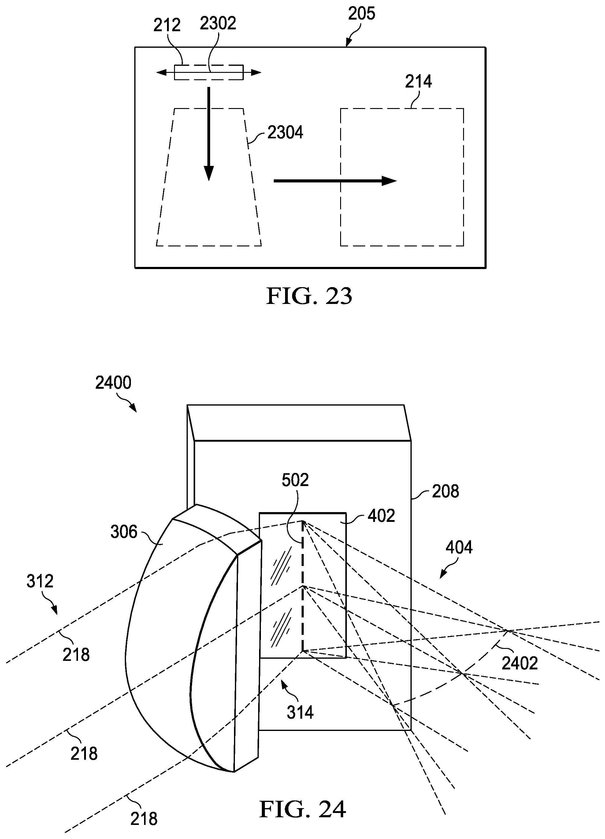 Patent US12092823 Figure 19 – Systems, devices, and methods for inputting light from a scanning laser projector into a waveguide