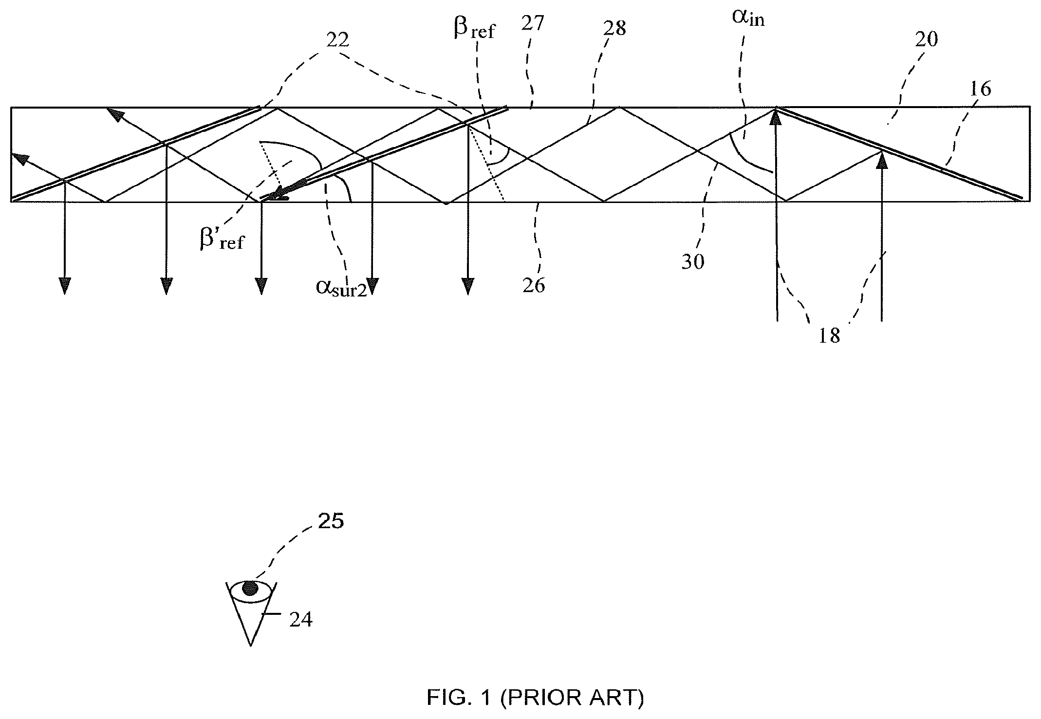 Patent US12092825 Figure 1 – Compact head-mounted display system having uniform image