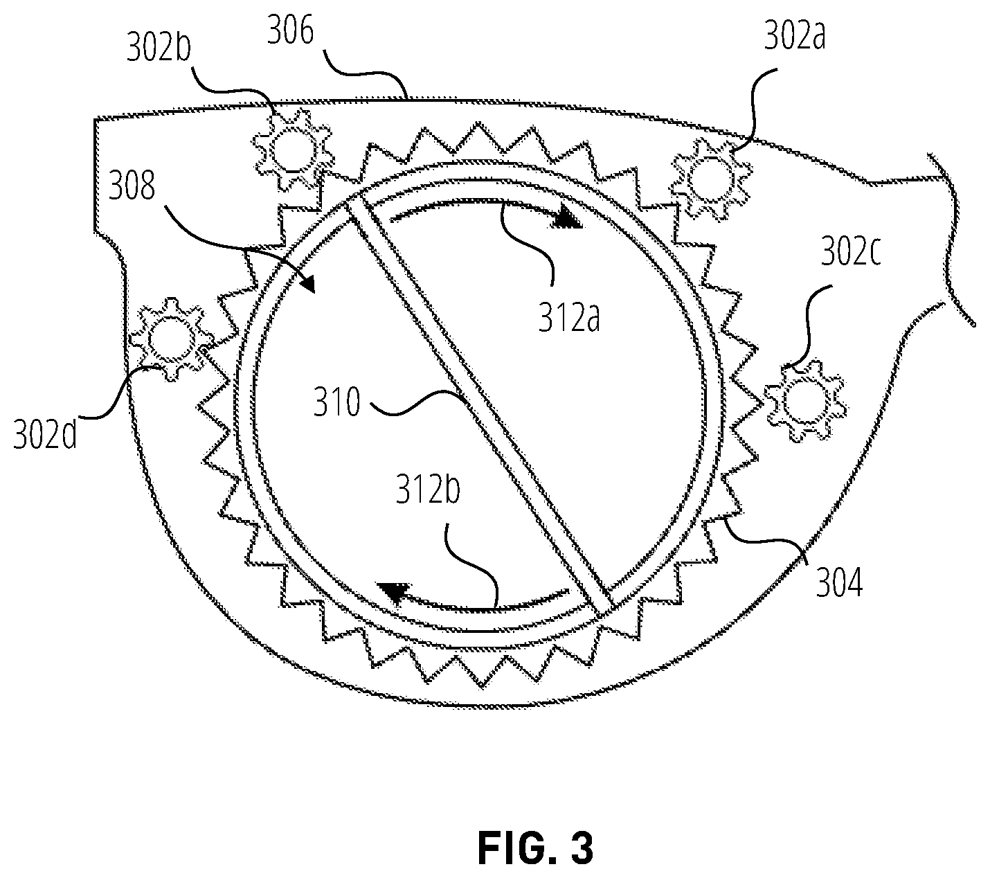 Patent US12092826 Figure 3 – Revolving XR eyewear display