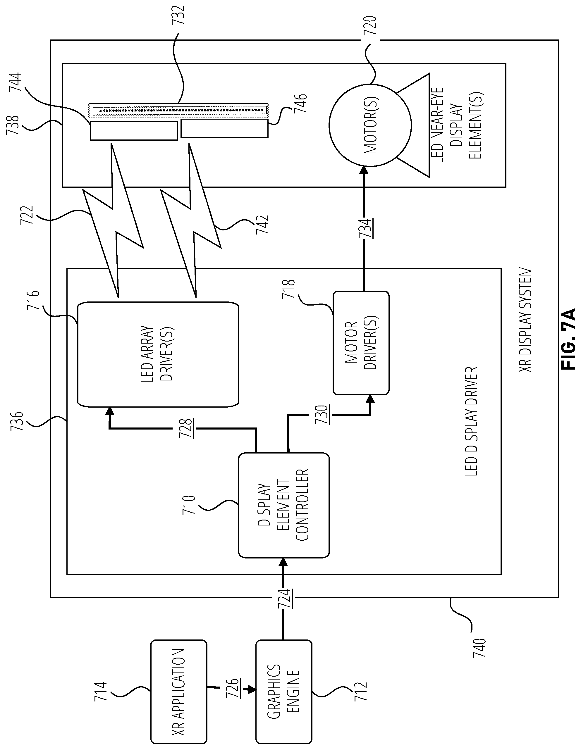Patent US12092826 Figure 6 – Revolving XR eyewear display