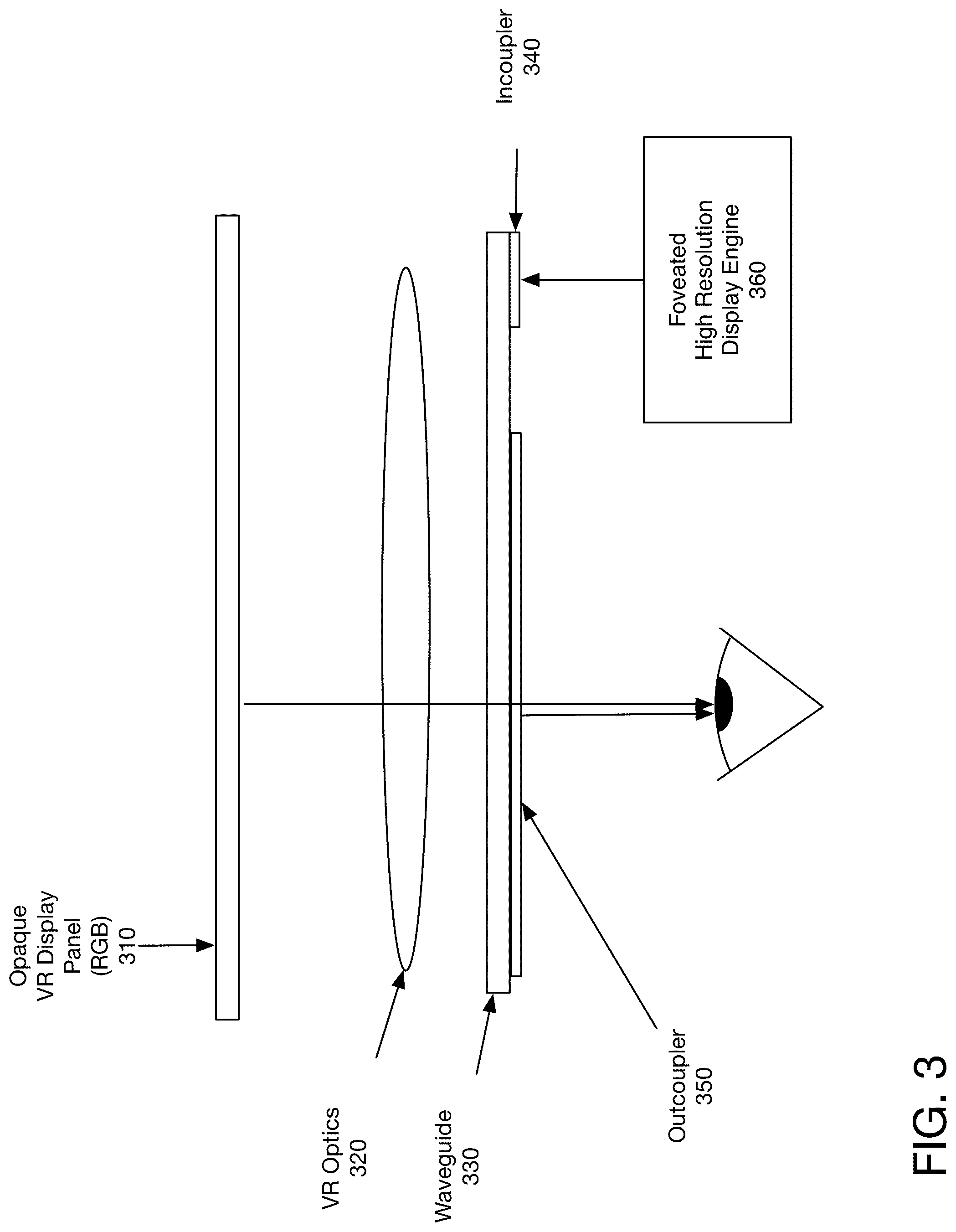 Patent US12092828 Figure 3 – Head mounted system with color specific modulation