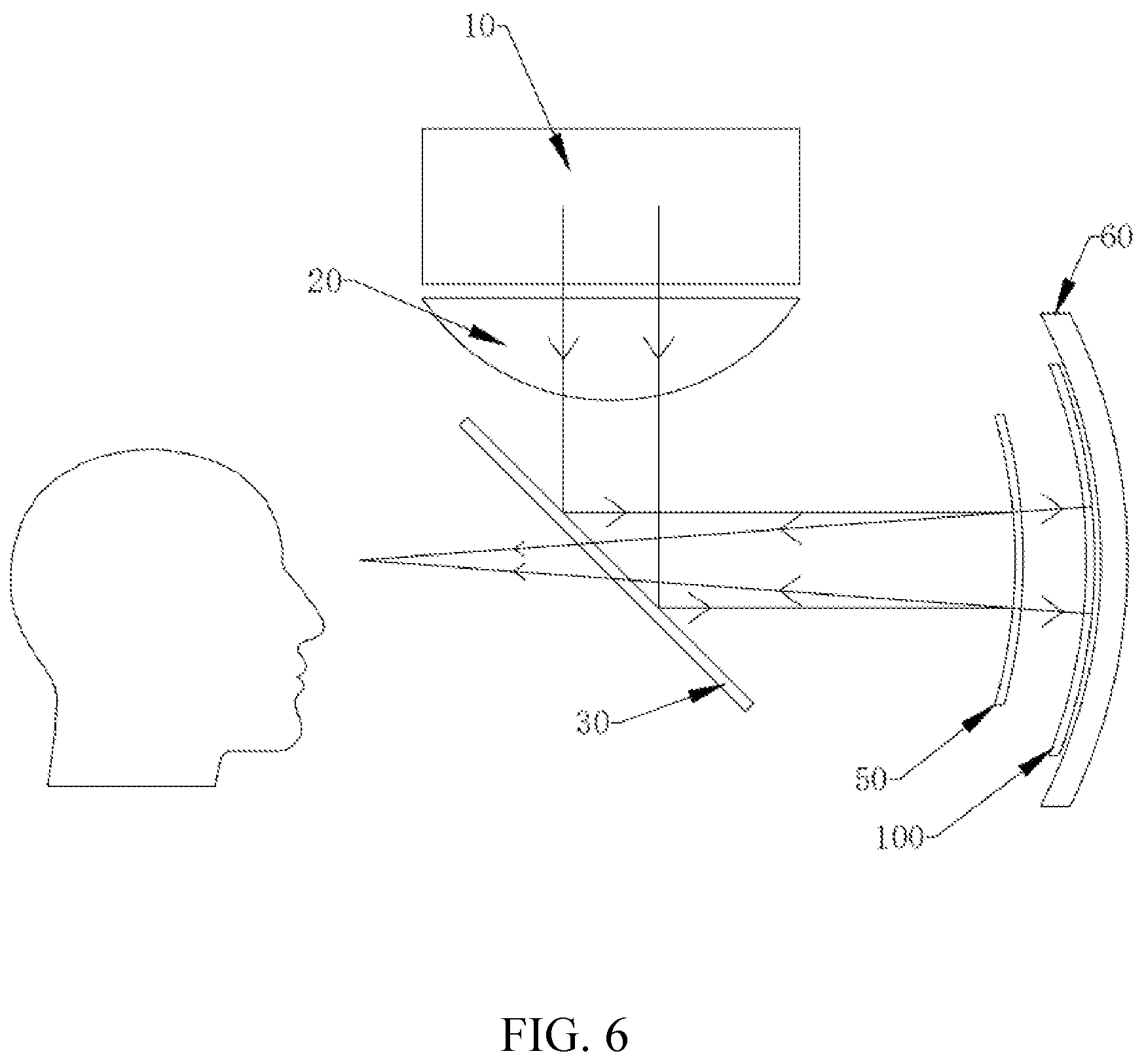 Patent US12092830 Figure 6 – AR glasses